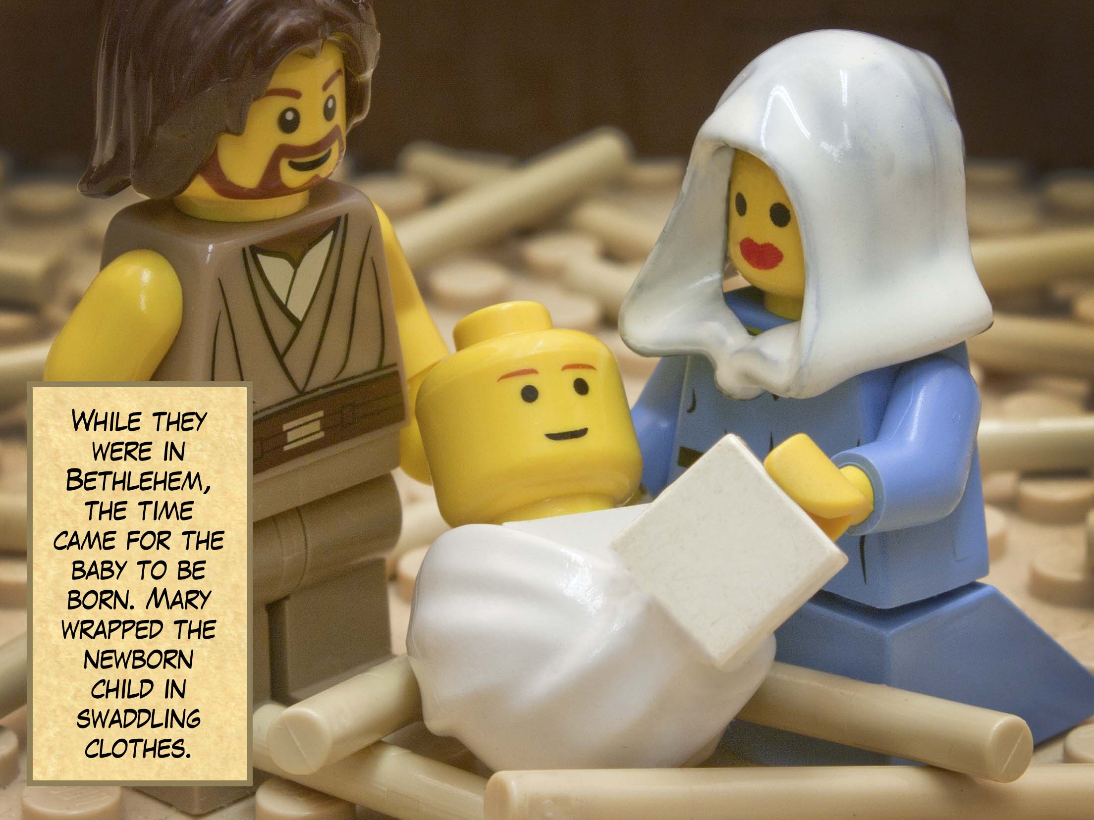 And the angel left her.