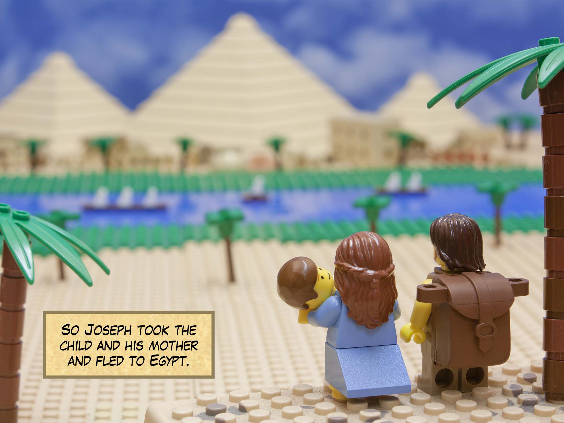 But the magi were warned in a dream that they should not return to King Herod, and so they traveled back to their own country by a different route.<br>