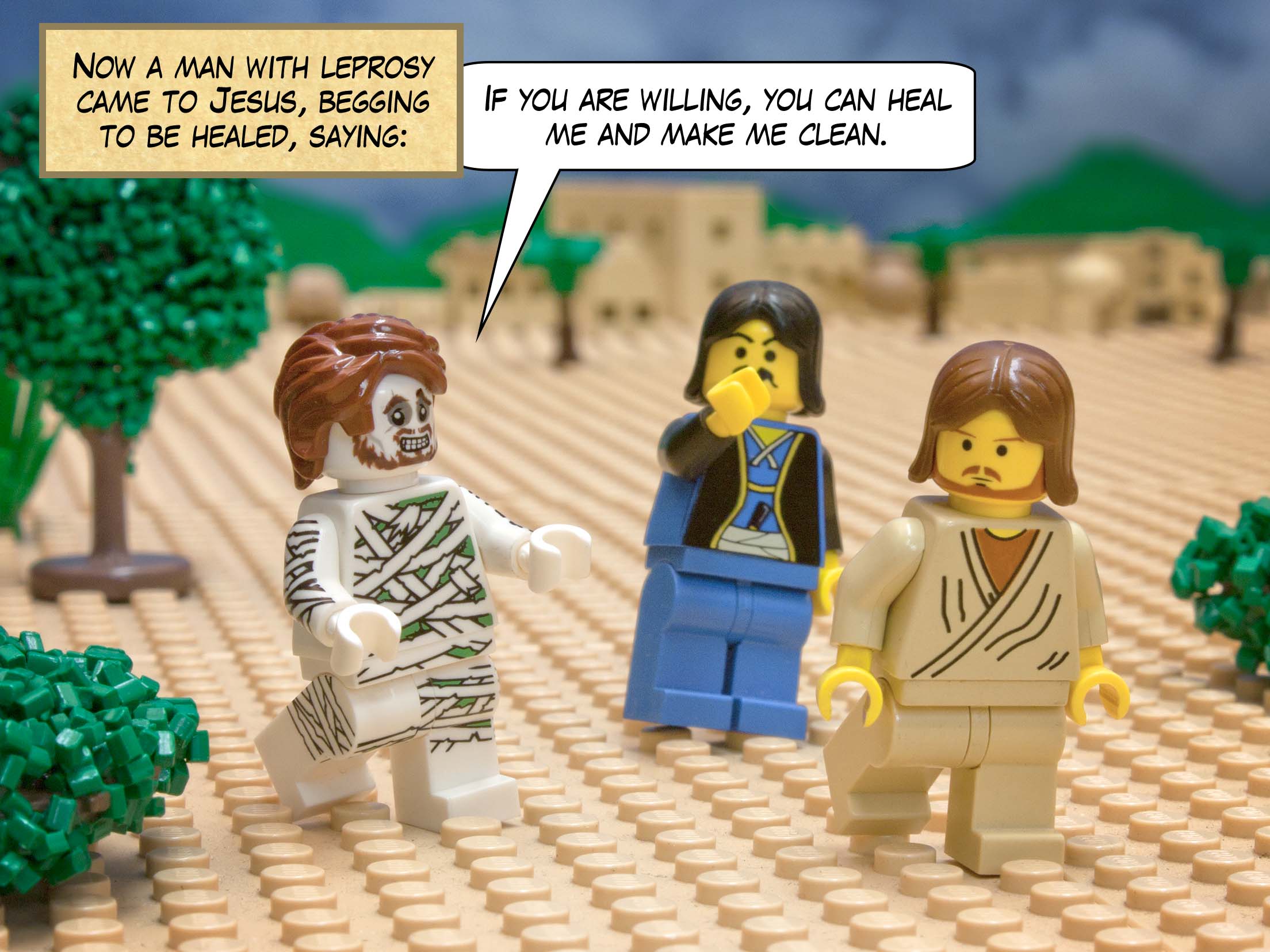 As soon as they left the synagogue, they entered the house of Simon and Andrew, with James and John.