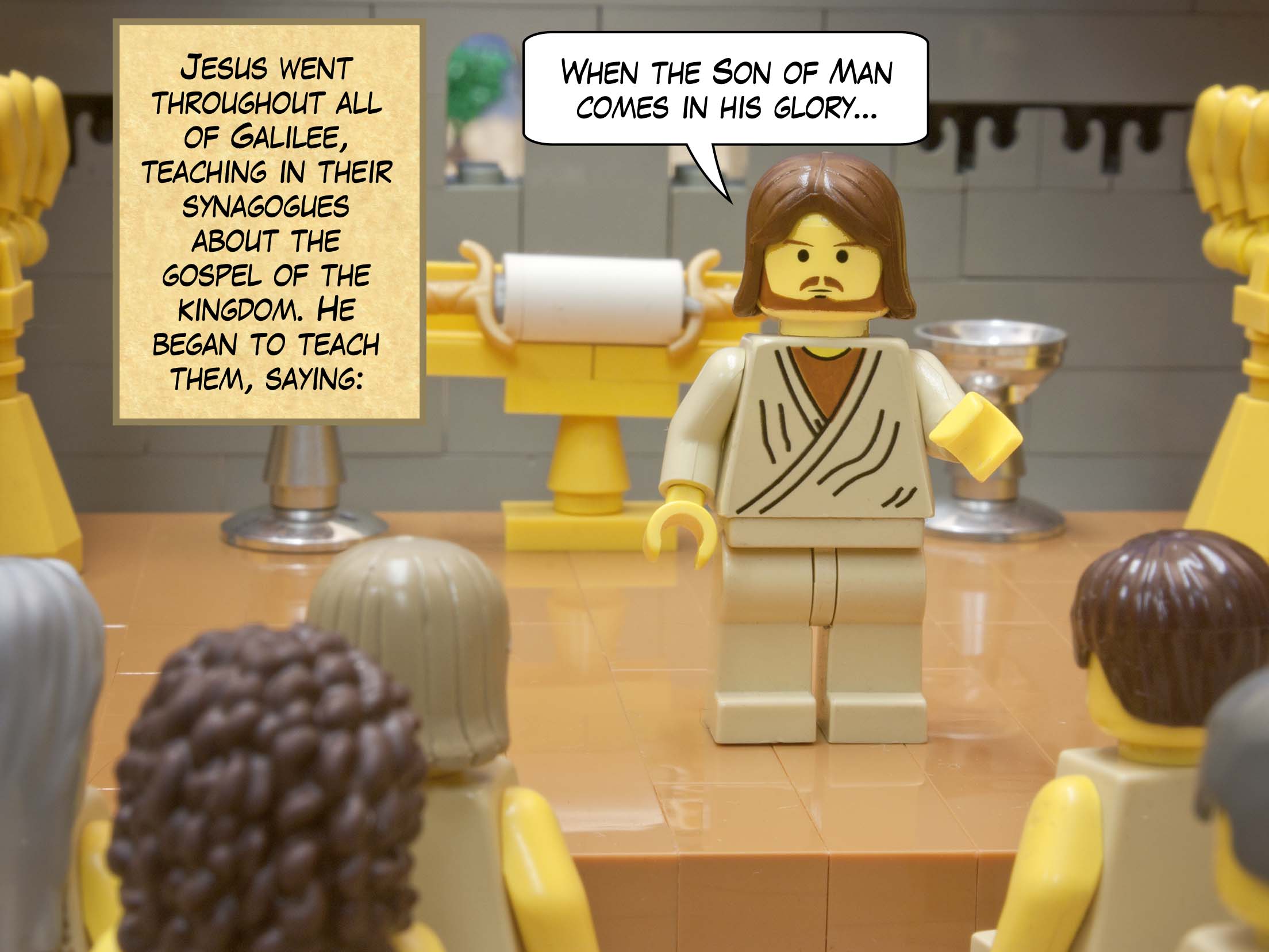 Jesus said to him, 'Foxes have holes, and birds of the air have nests; but the Son of Man has nowhere to lay his head.'