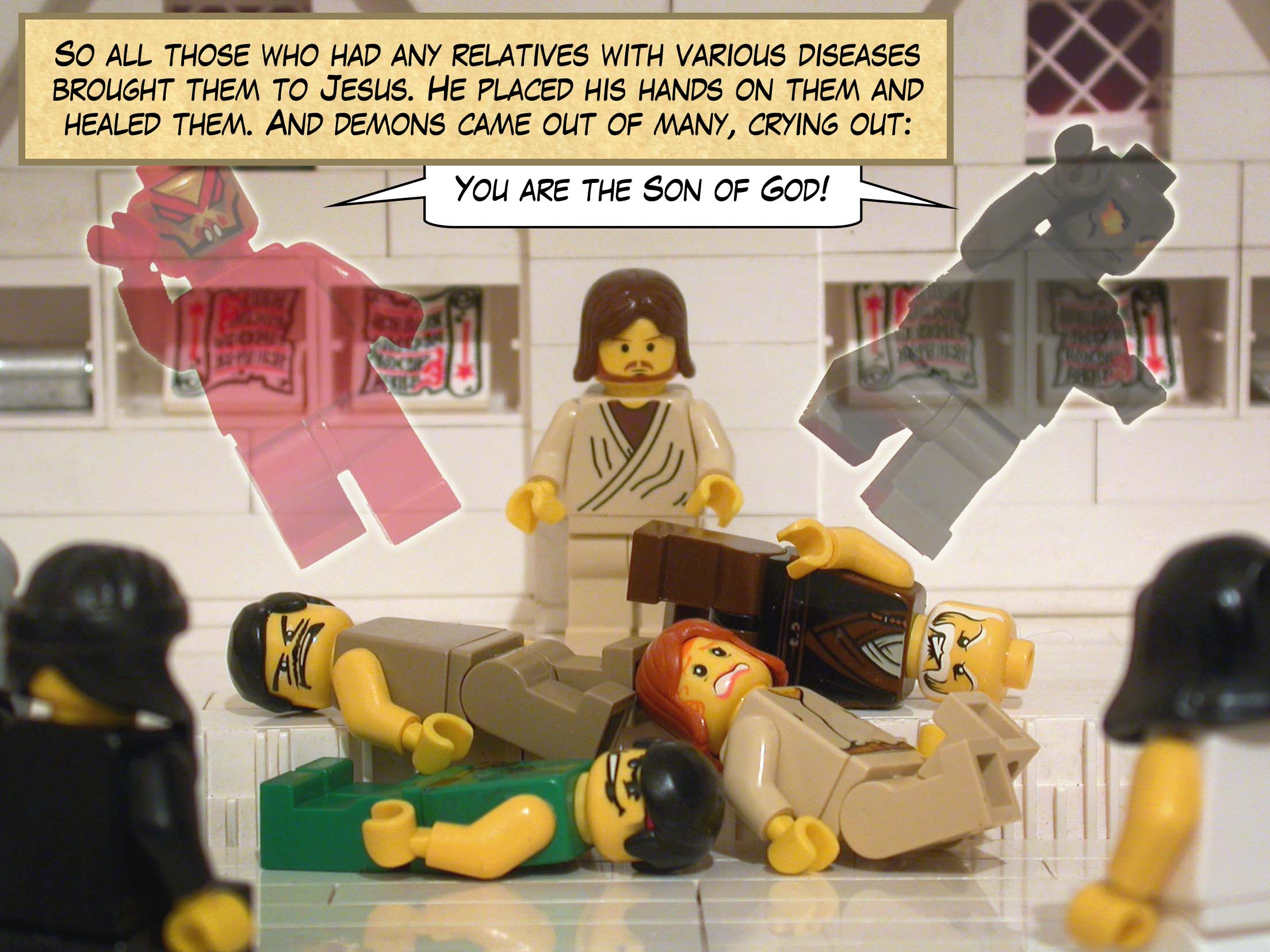 At once his fame began to spread throughout the surrounding region of Galilee.