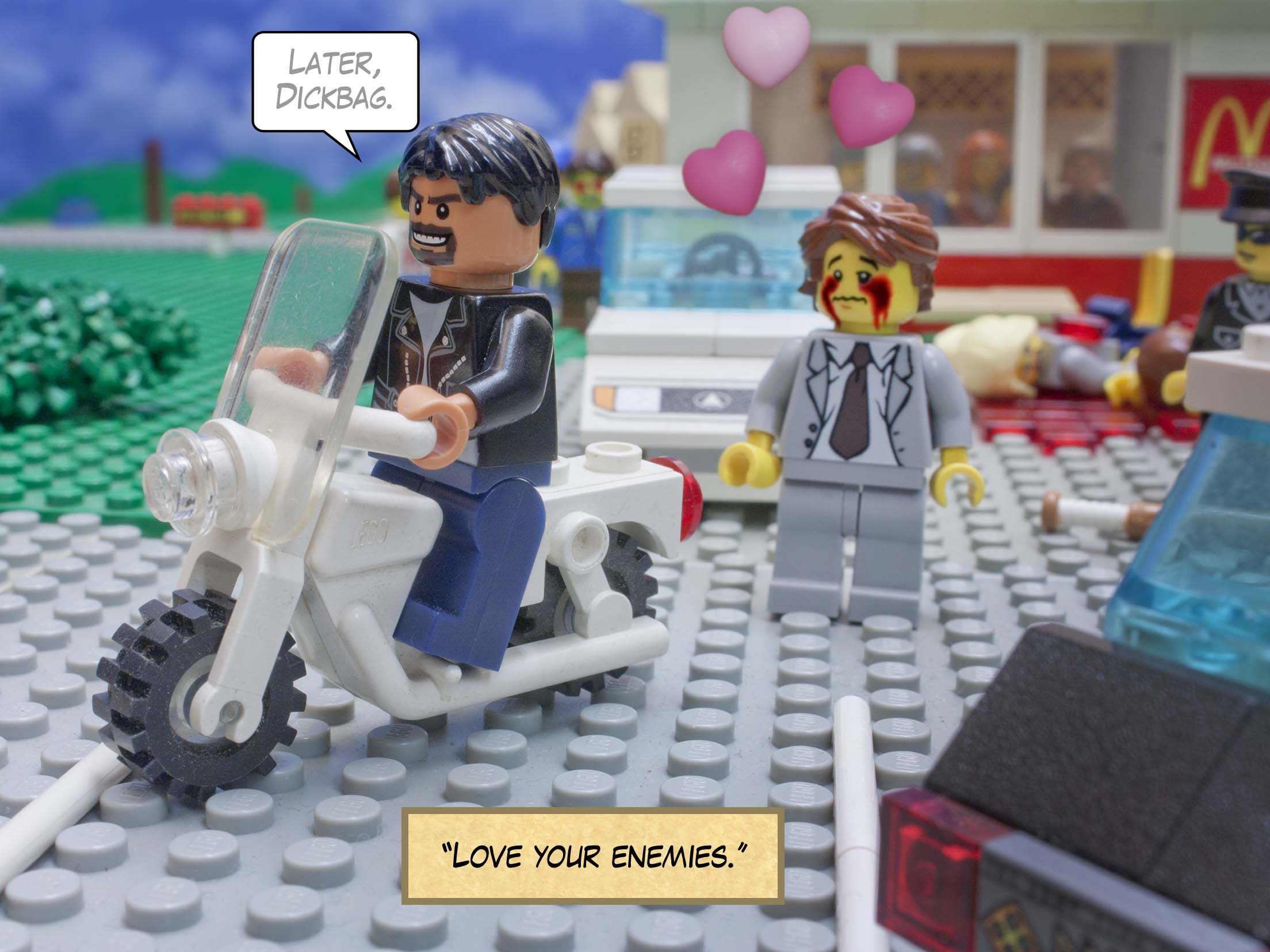 'I say to you that unless your righteousness surpasses the experts in <a href="../../the_law/index.html">The Law</a>, you will certainly not enter the kingdom of heaven.'