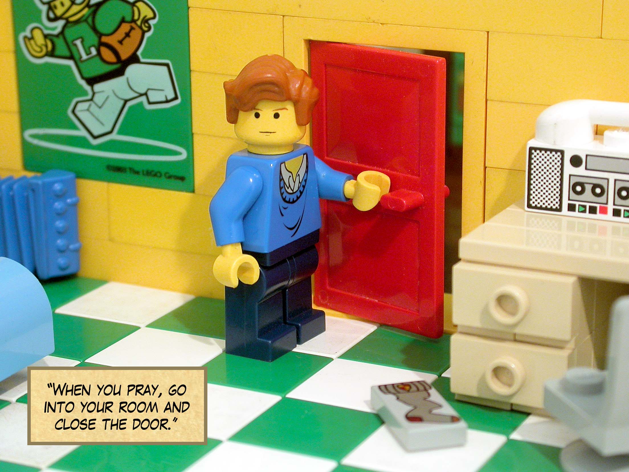 'Do not babble on and on like the Gentiles do.'