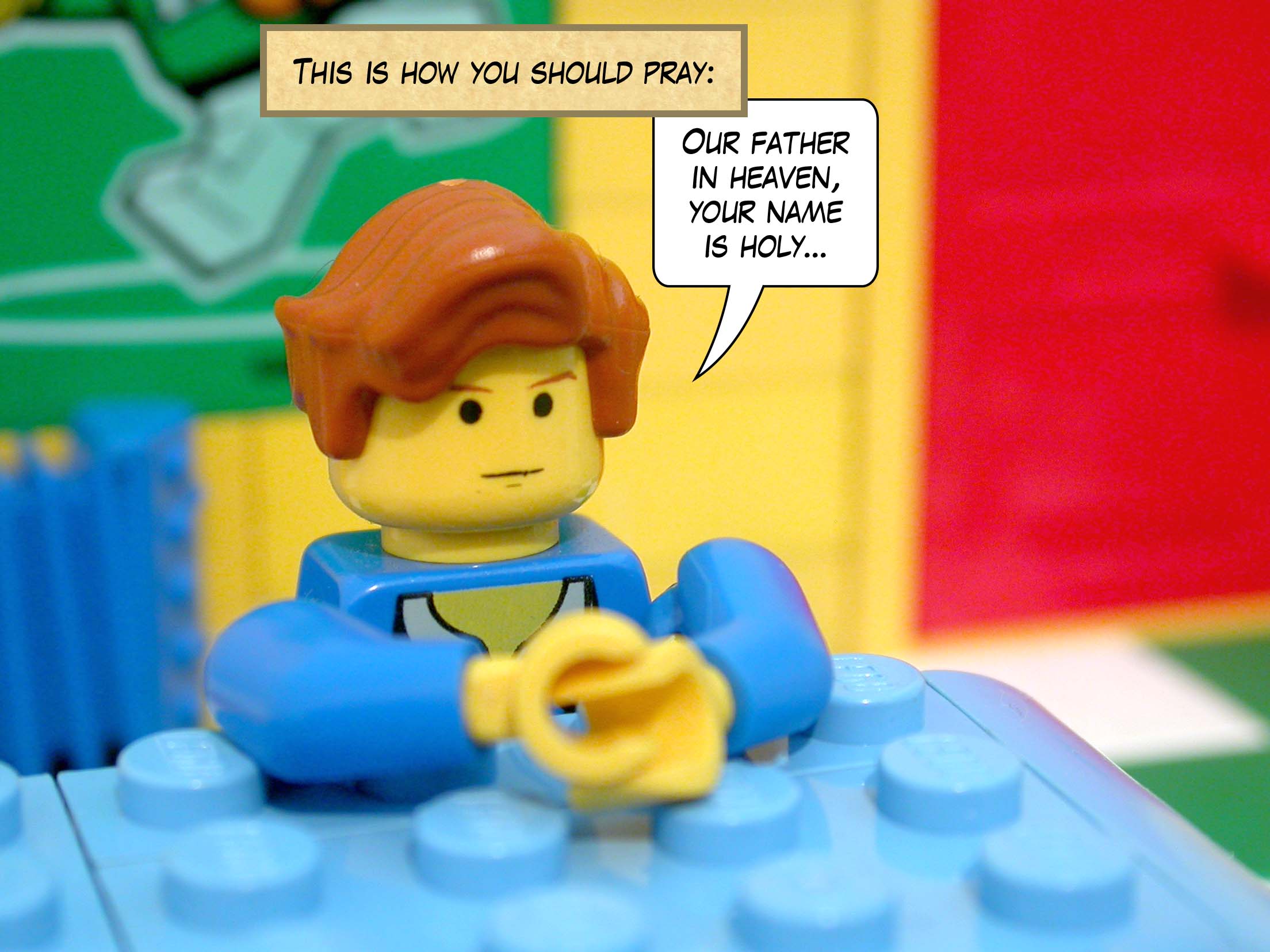 '"May your kingdom come."'