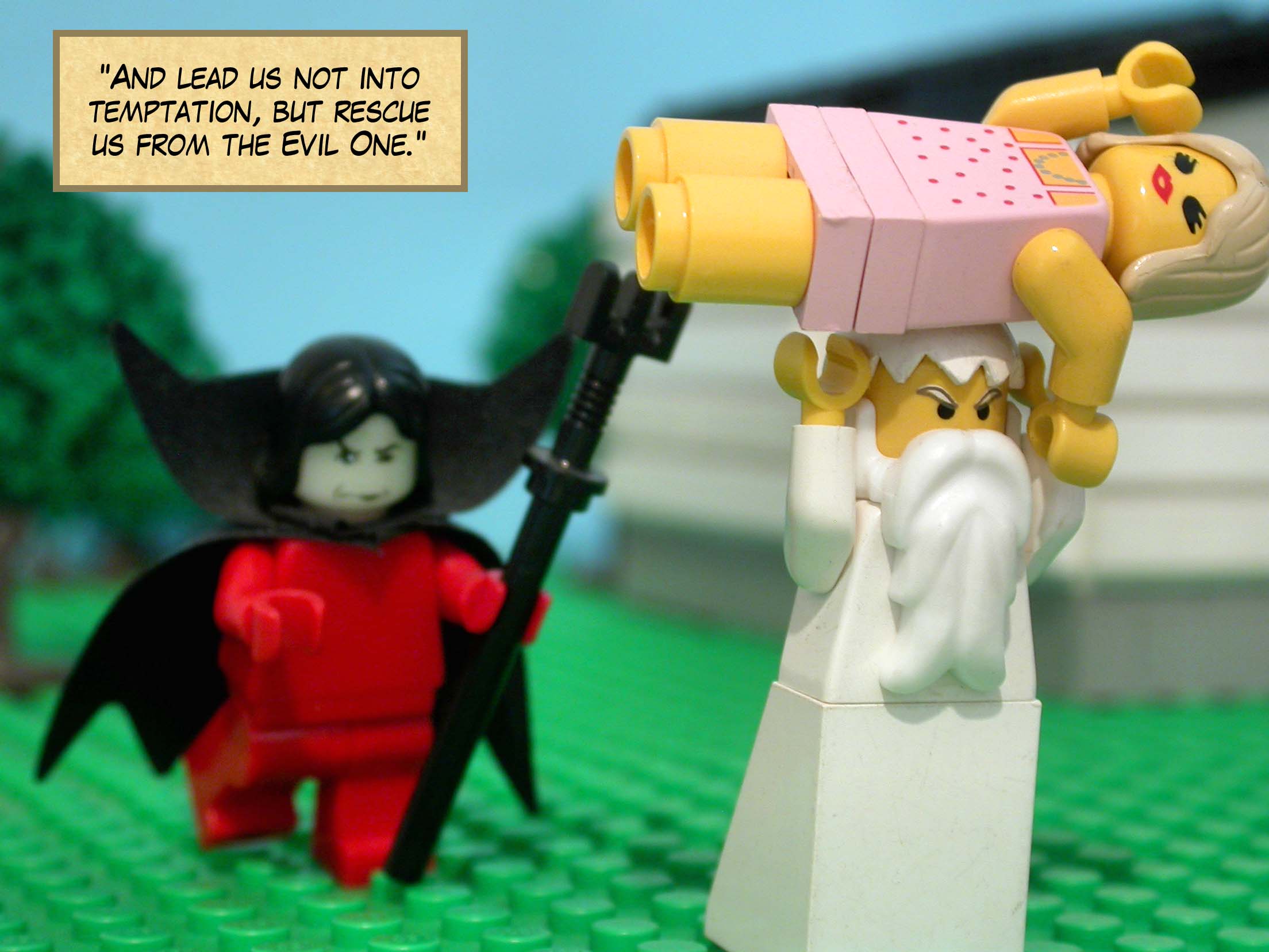 'Why do you notice the speck of sawdust in your brother's eye?'