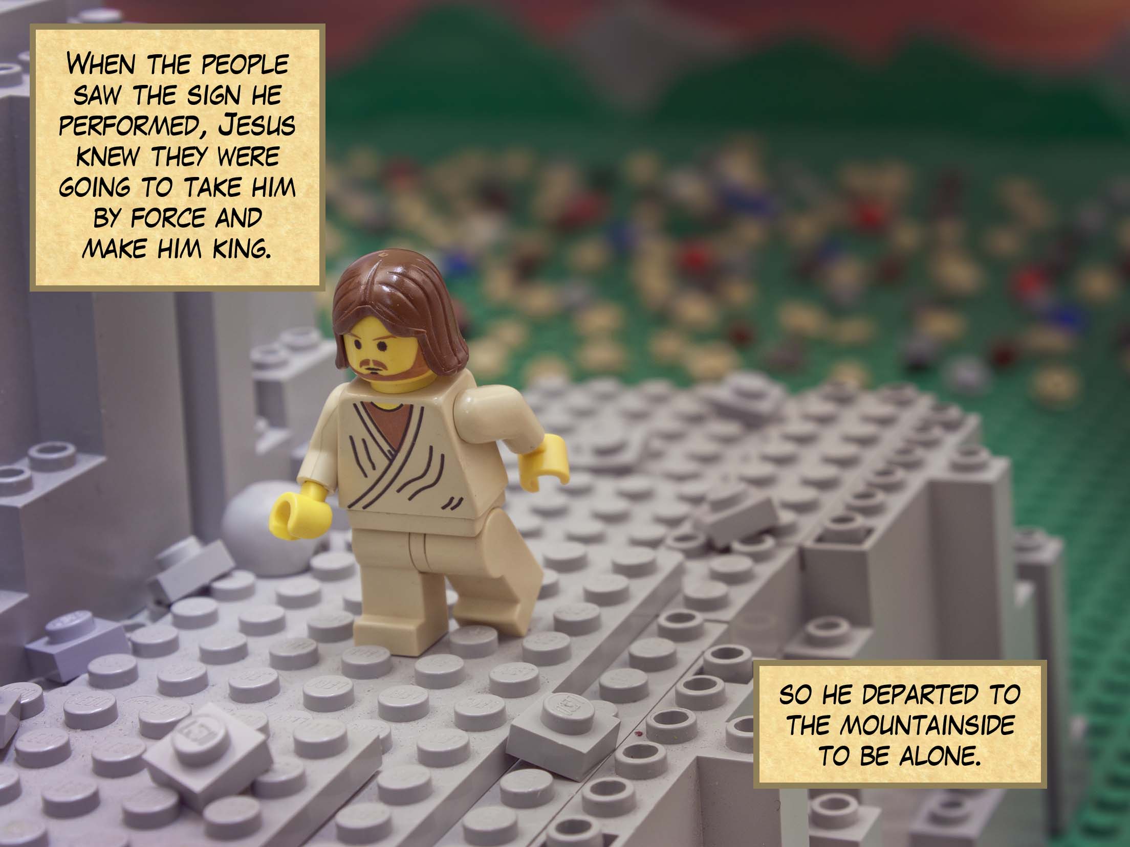 Those who had eaten the loaves numbered five thousand men.