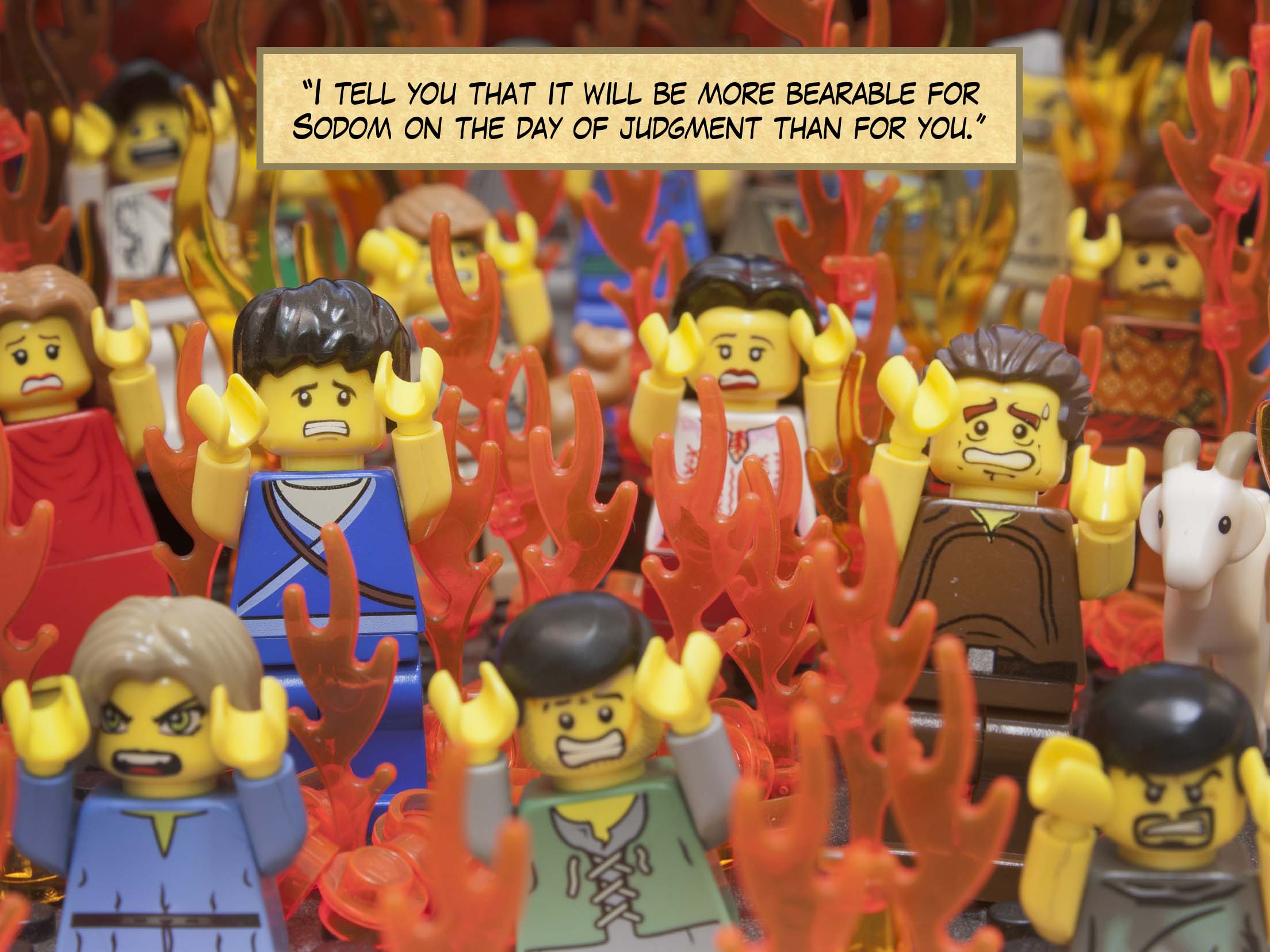 'Everyone who hears these words of mine and does not put them into practice is like a foolish man!'