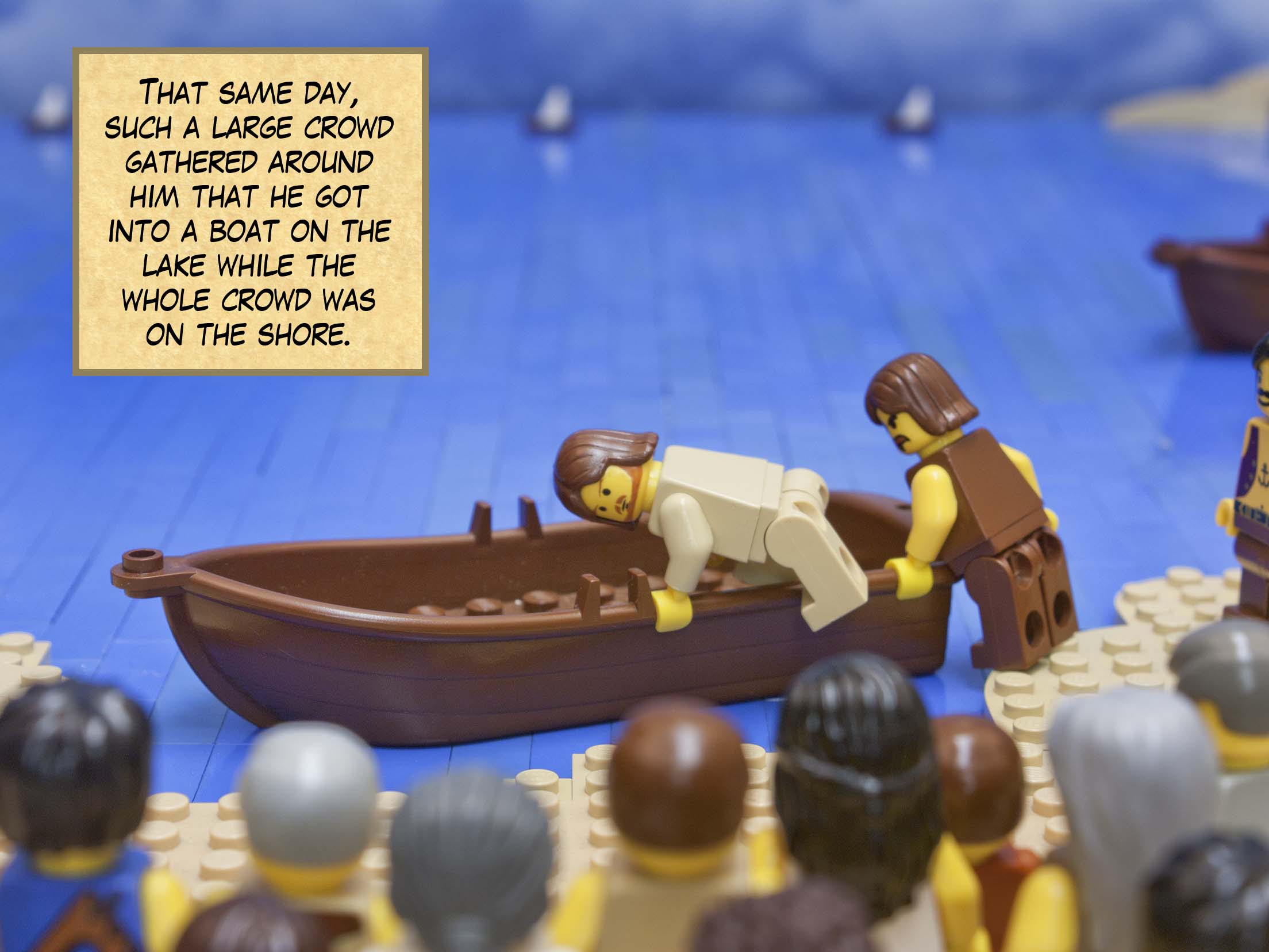 'The kingdom of heaven is like a king who decided to settle his accounts with his slaves.'<br>