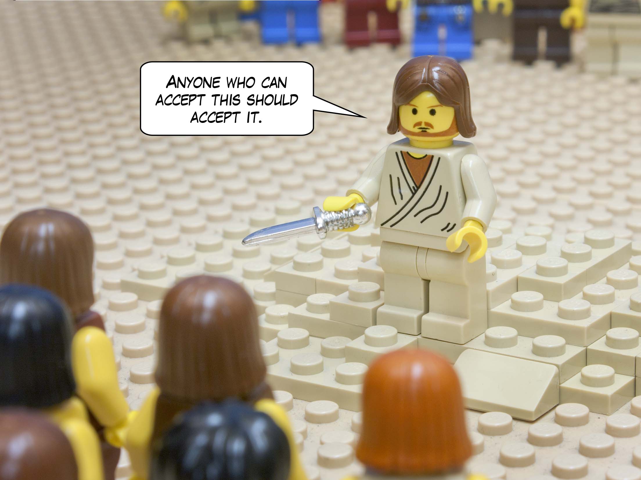 'Anyone who can accept this should accept it.'