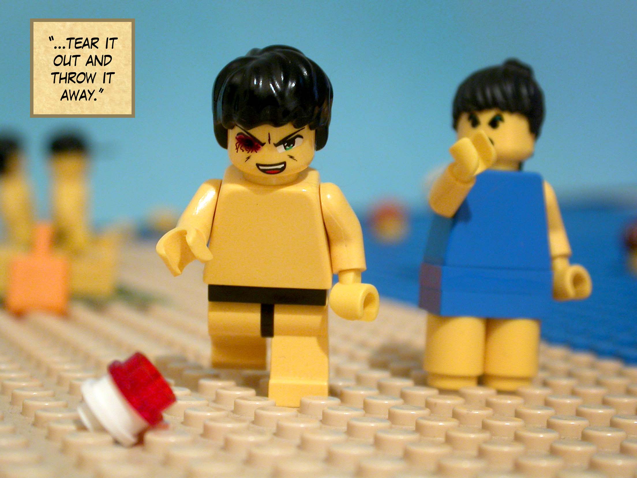 'And do not throw your pearls in front of pigs.'