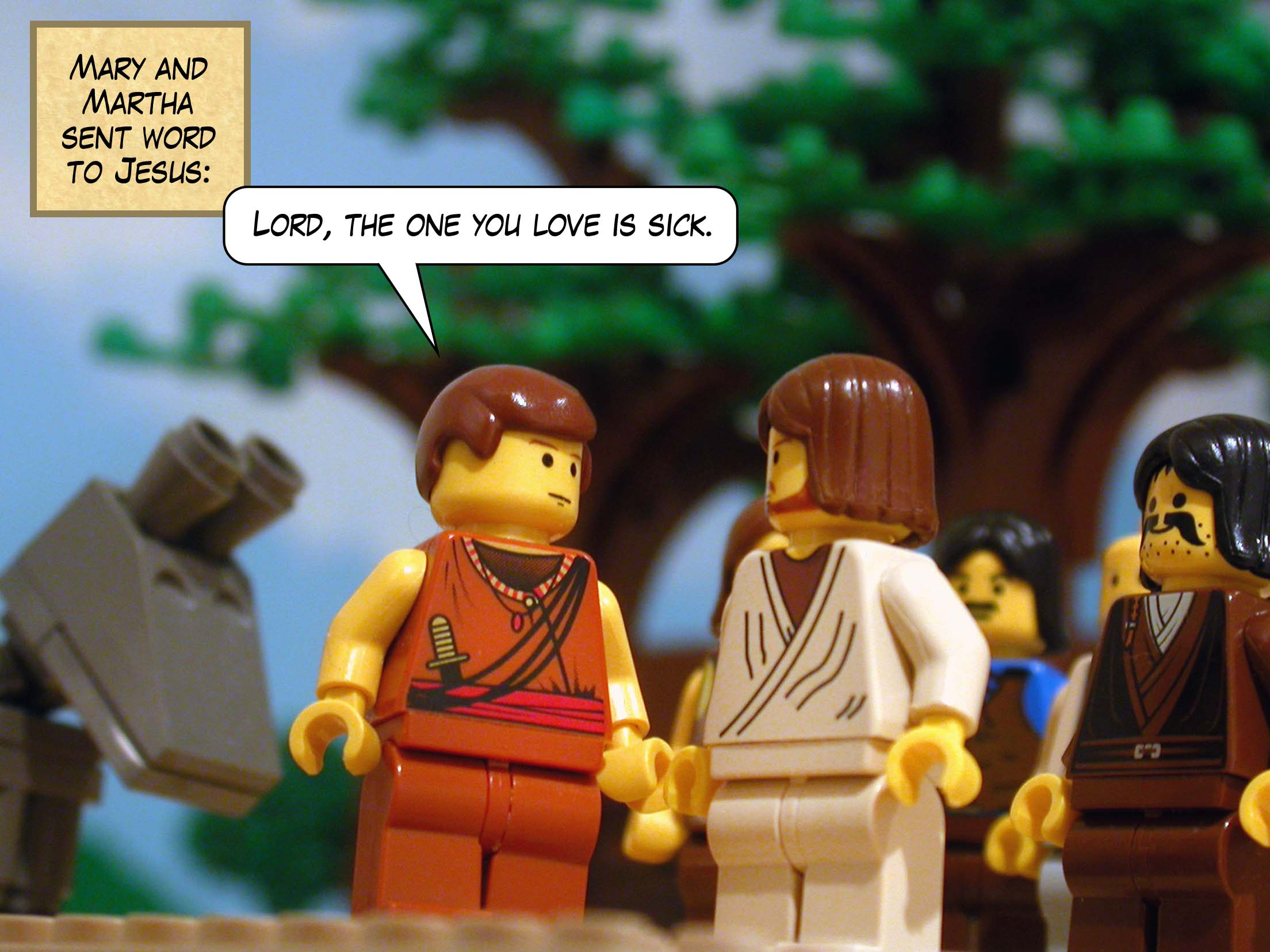 When Jesus heard this, he said, 'This sickness will not end in death.'