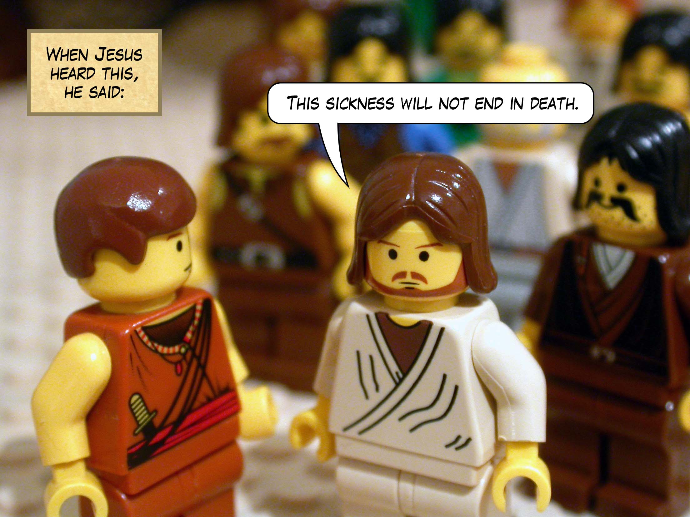 Jesus loved Martha and her sister and Lazarus. Yet when he heard that Lazarus was sick, he stayed where he was two more days.