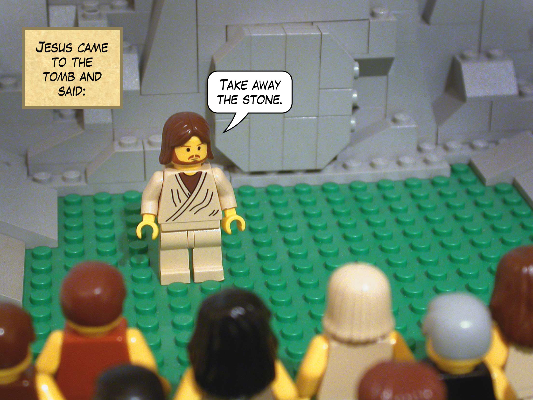 Martha, the sister of the dead man, said 'Lord, by this time there is a stench, for he has been there four days.'