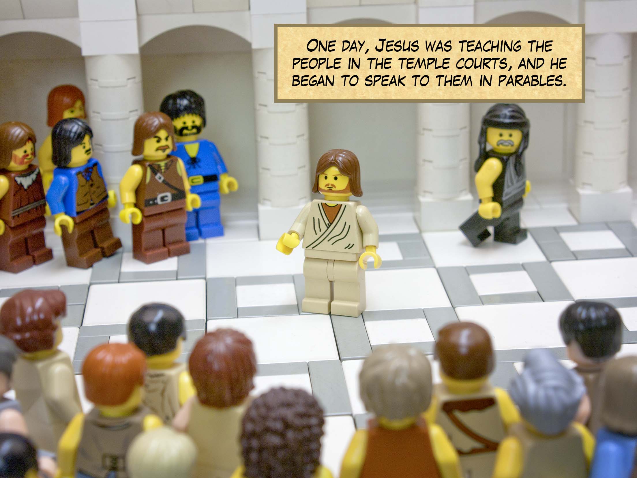 'Listen to another parable.'<br>