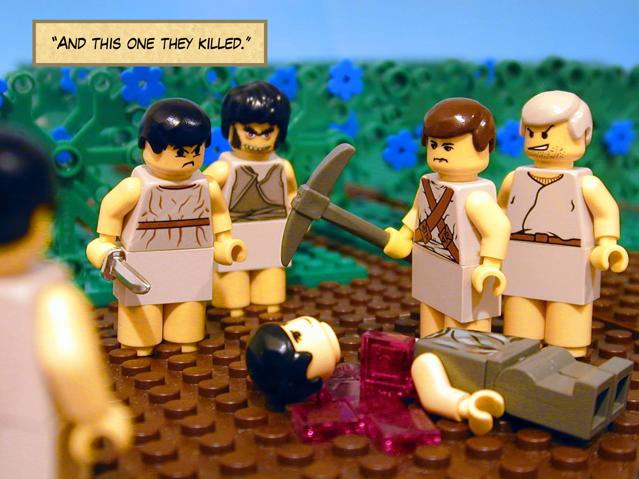 'And this one they killed.'<br>