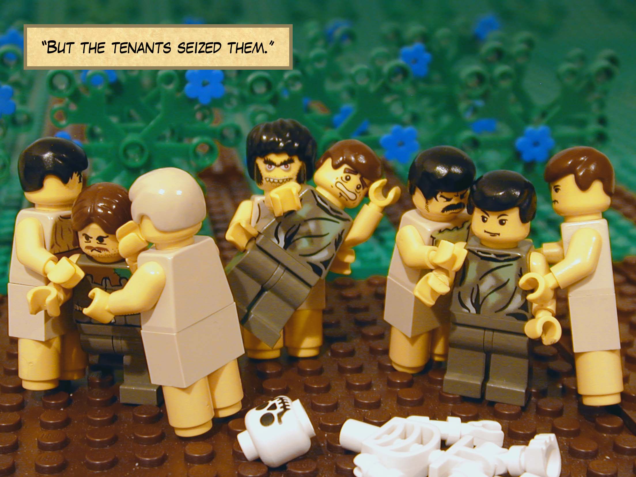 'But the tenants seized them.'<br>