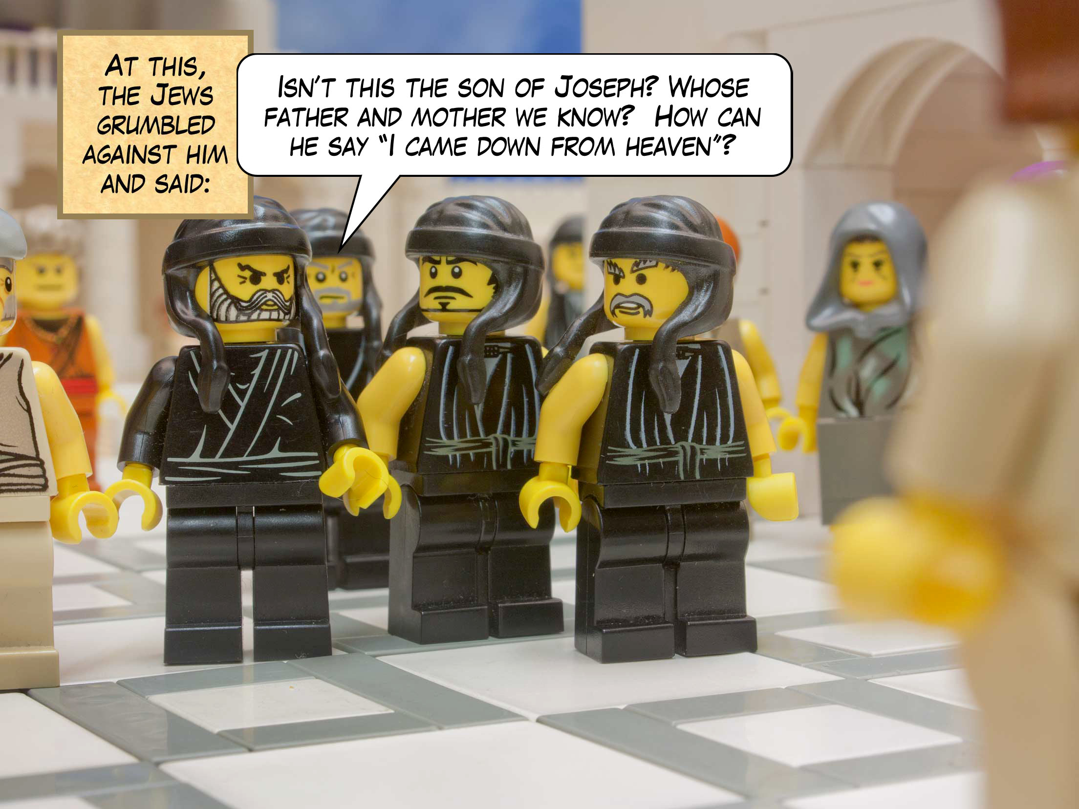 They answered him, 'We are descendants of Abraham and have never been slaves to anyone. What do you mean by saying, You will be made free?'