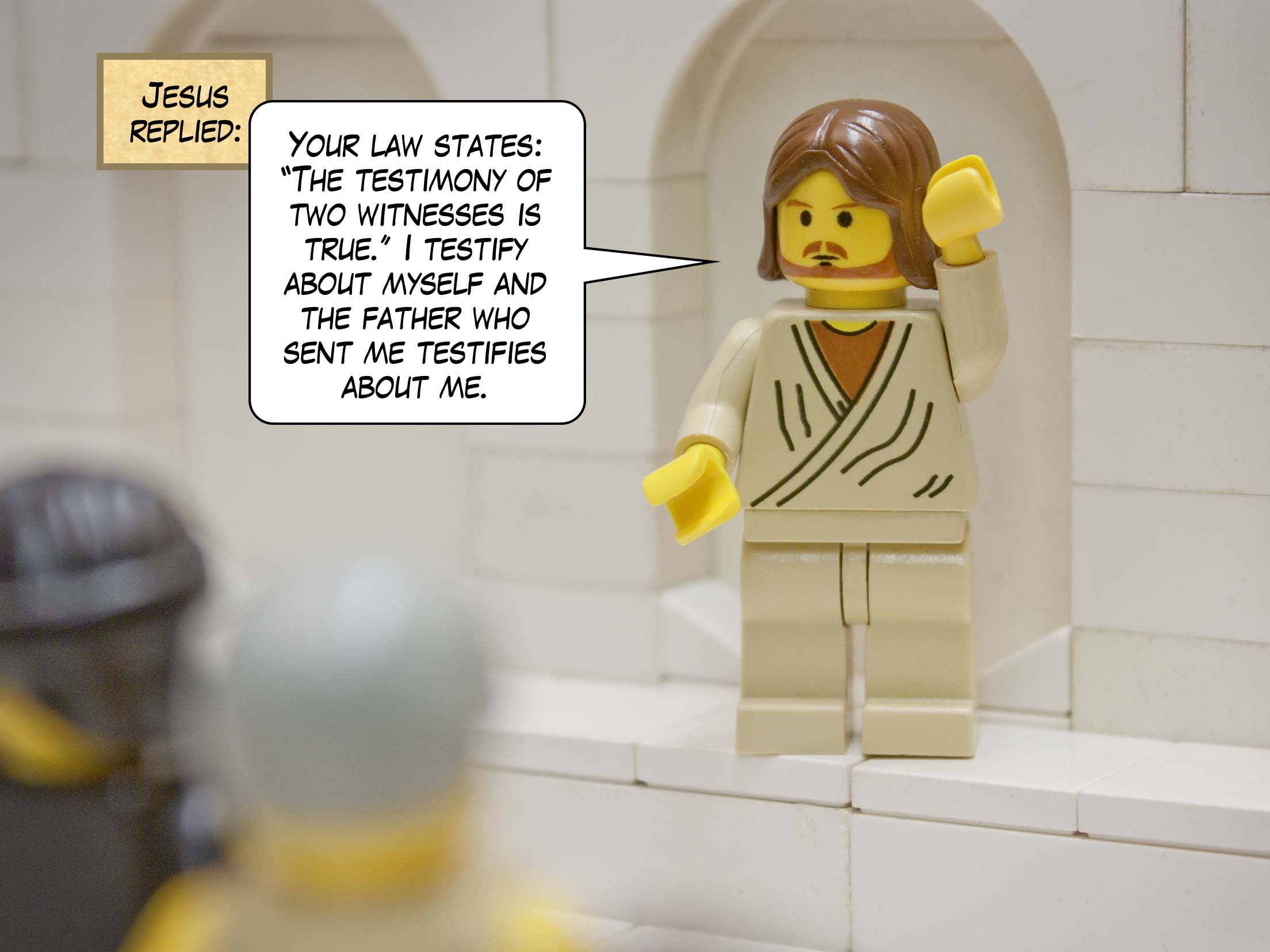 'Abraham is our father.' Jesus said to them, 'If you were Abraham's children, you would be doing what Abraham did, but now you are trying to kill me, a man who has told you the truth that I heard from God.'