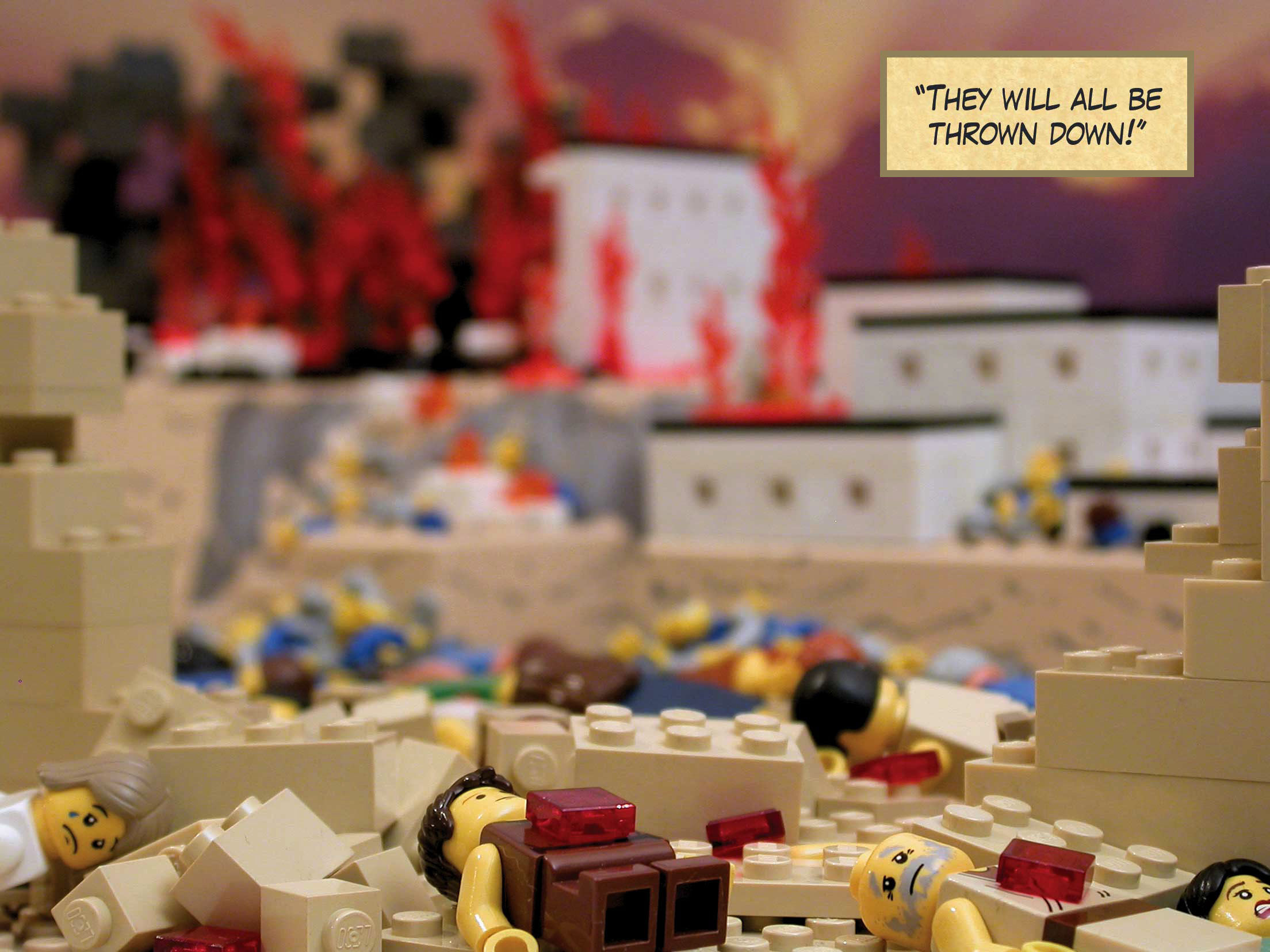 As Jesus was sitting on the Mount of Olives, the disciples came to him privately and said, 'Tell us when these things will happen, and what will be the sign of your coming and of the end of this age?'