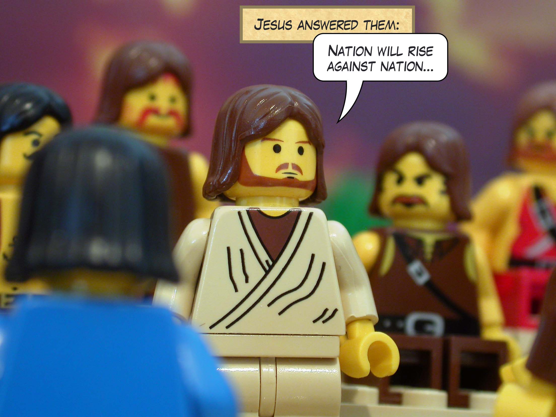 '...and kingdom against kingdom.'