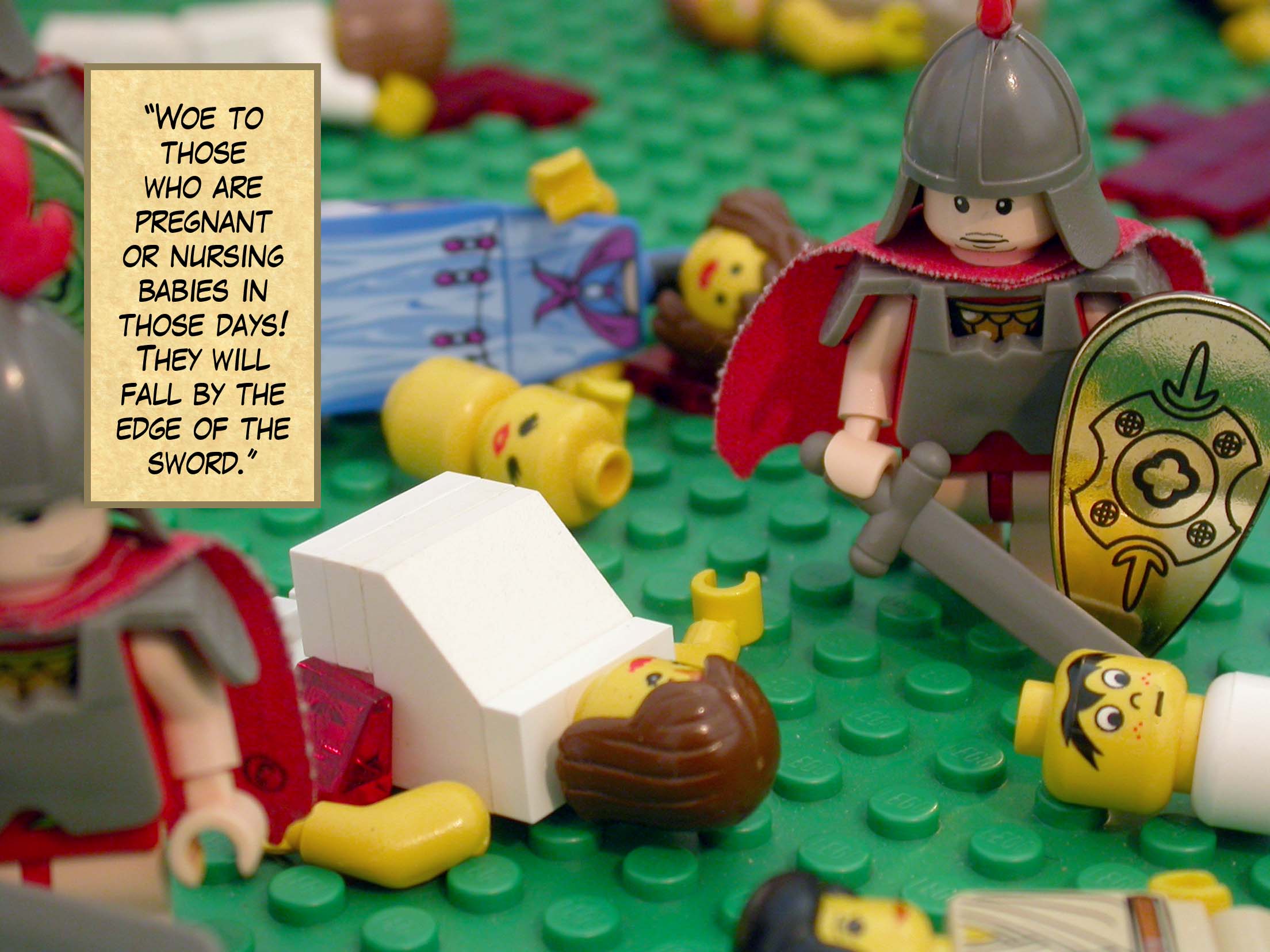 'There will be great suffering unlike anything that has happened from the beginning of the world until now, or ever will happen.'