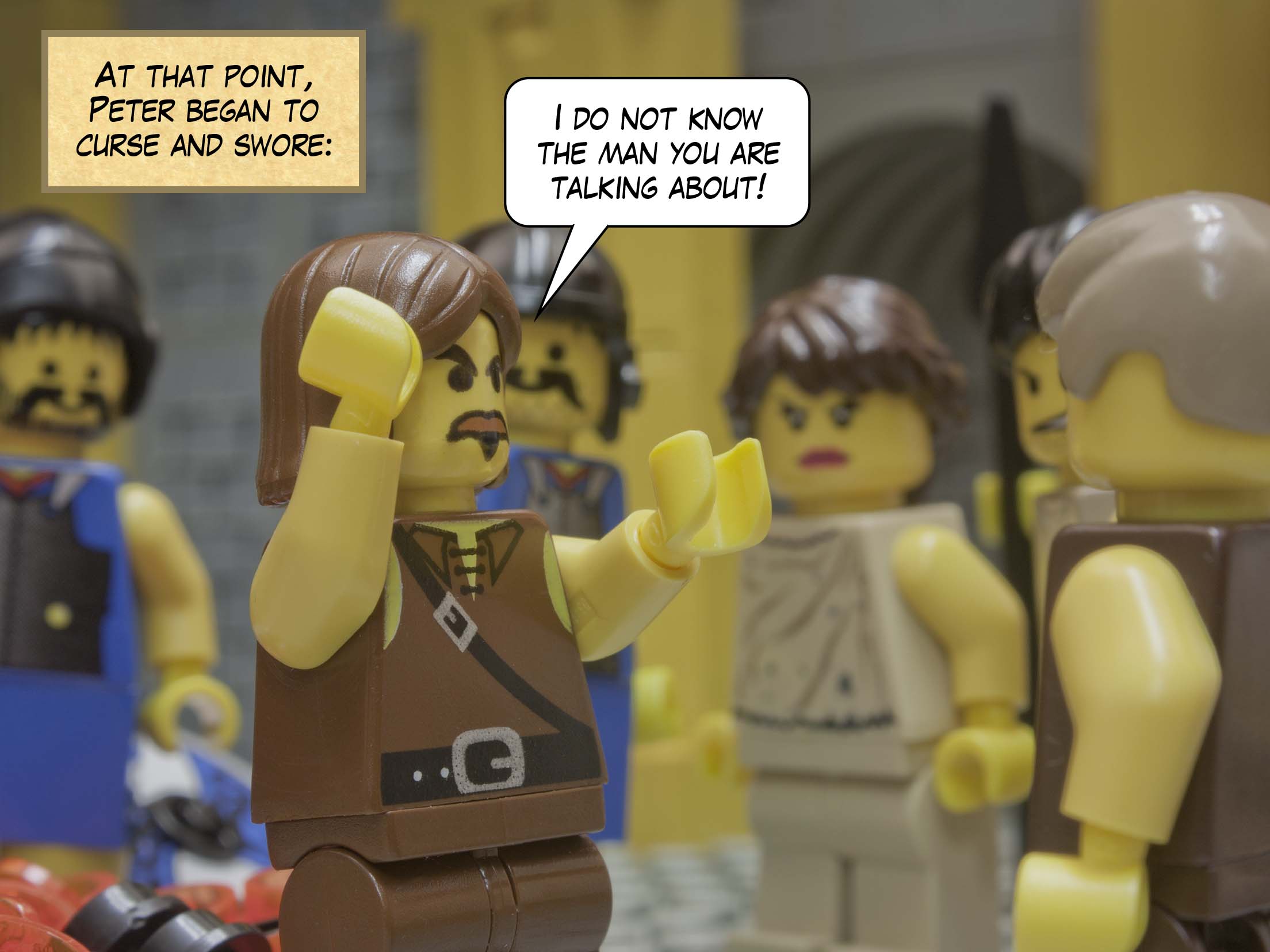 The Lord turned and looked at Peter.