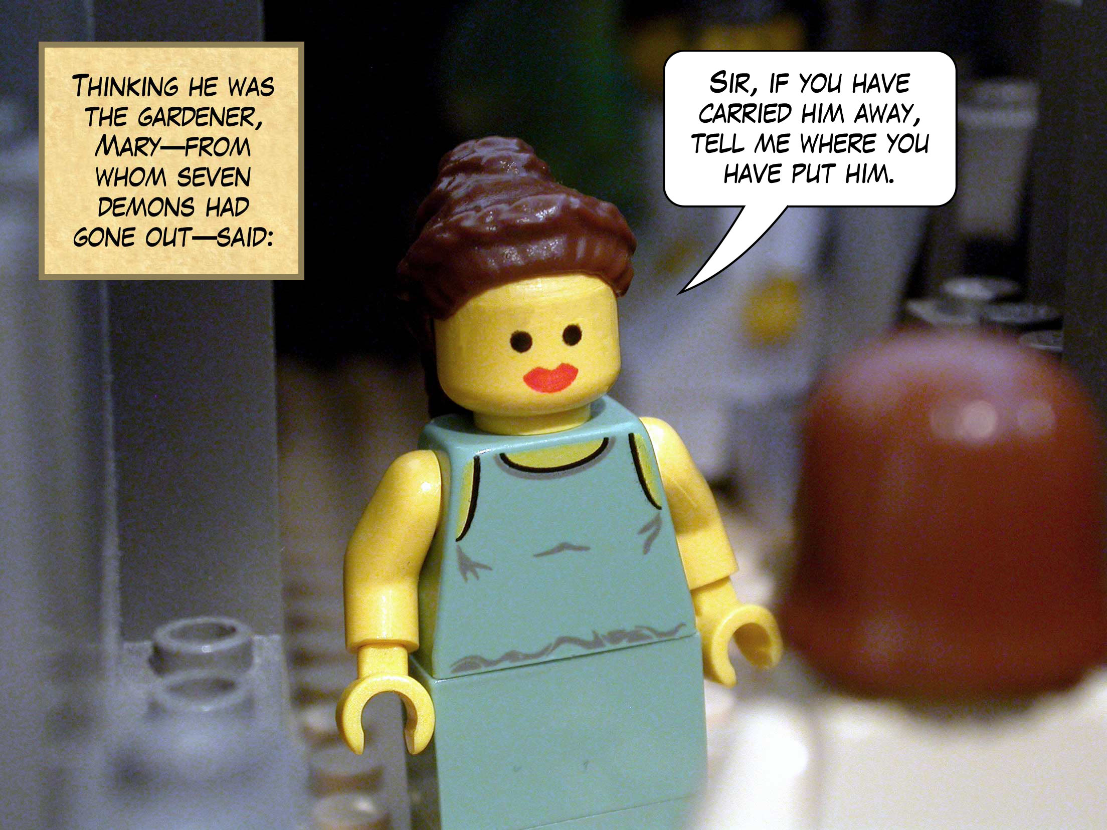 Then they went out and ran from the tomb, for terror and bewilderment had seized them. And they said nothing to anyone, because they were afraid. Then they ran to tell his disciples.