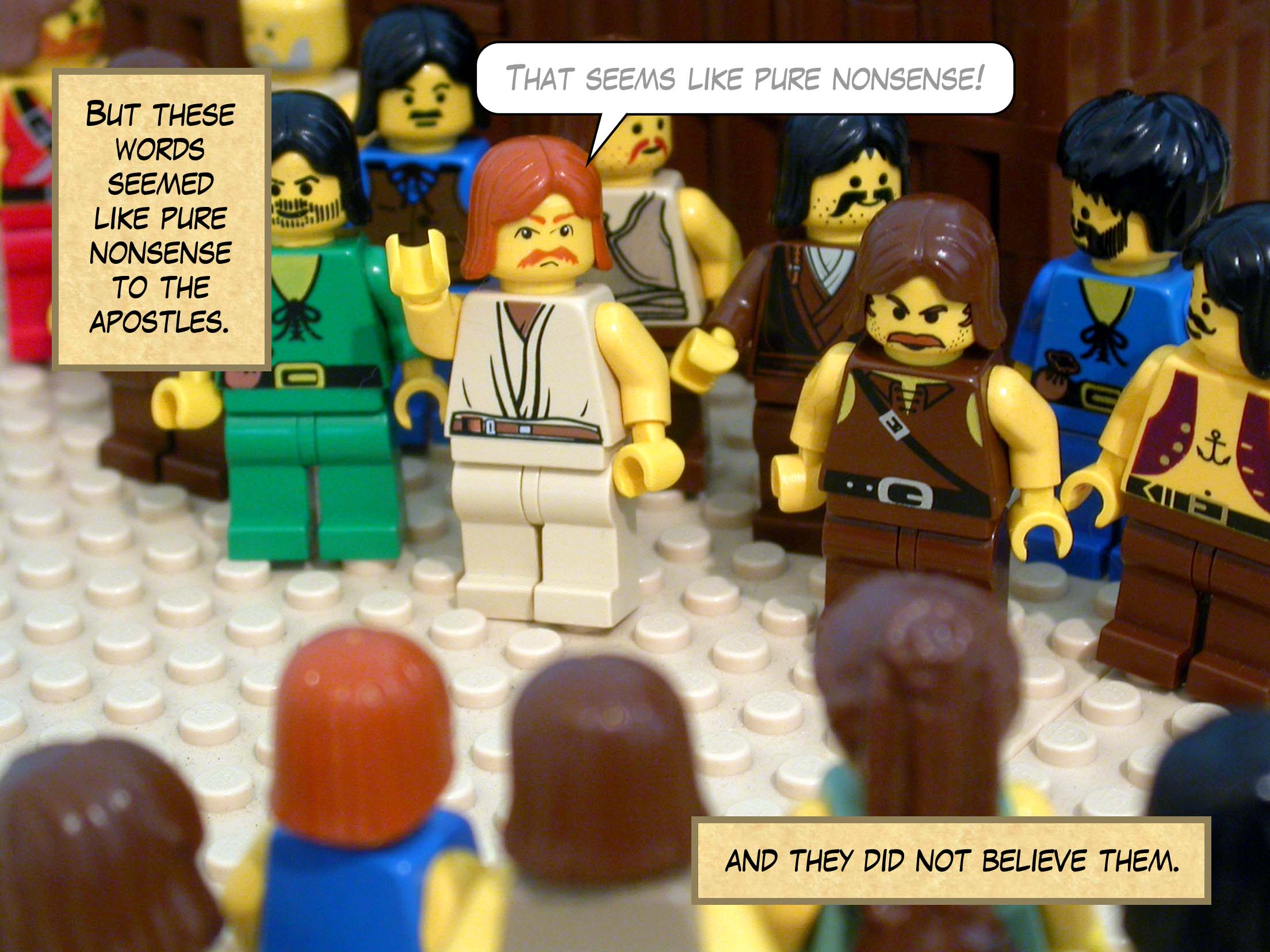 And she said, 'They have taken my Lord away, and I don't know where they have put him!'