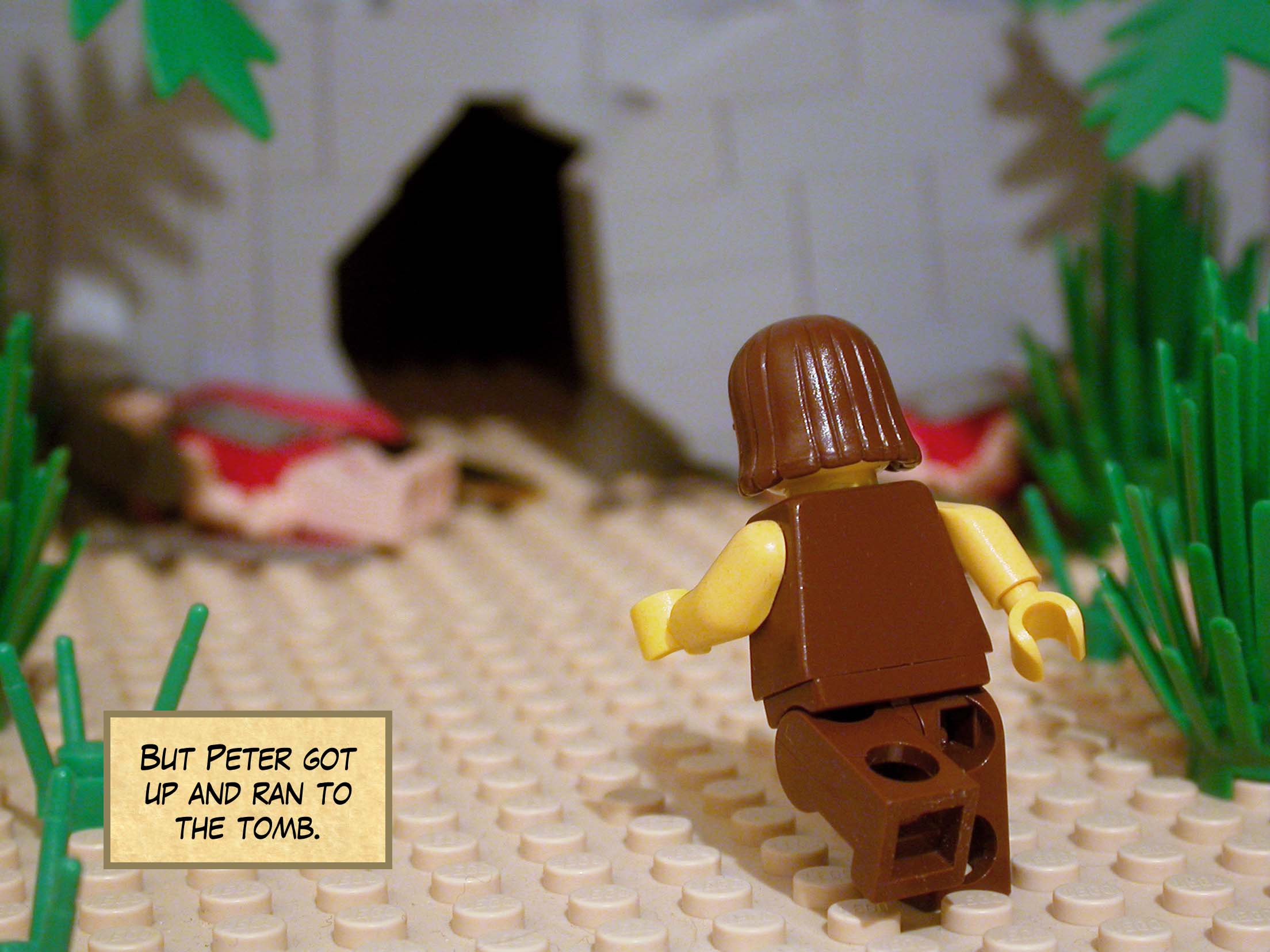 Then she turned around and saw Jesus standing there. And he said, 'Woman, why are you crying? Who is it you are looking for?'