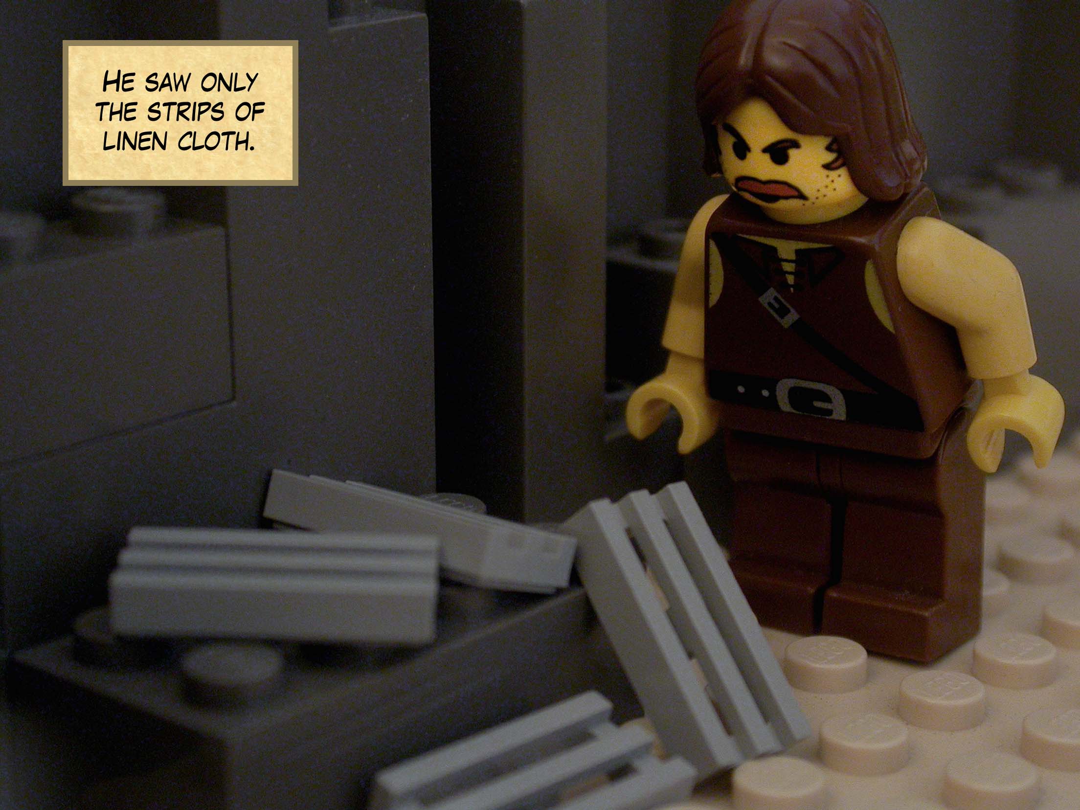 Thinking he was the gardener, she said, 'Sir, if you have carried him away, tell me where you have put him.'