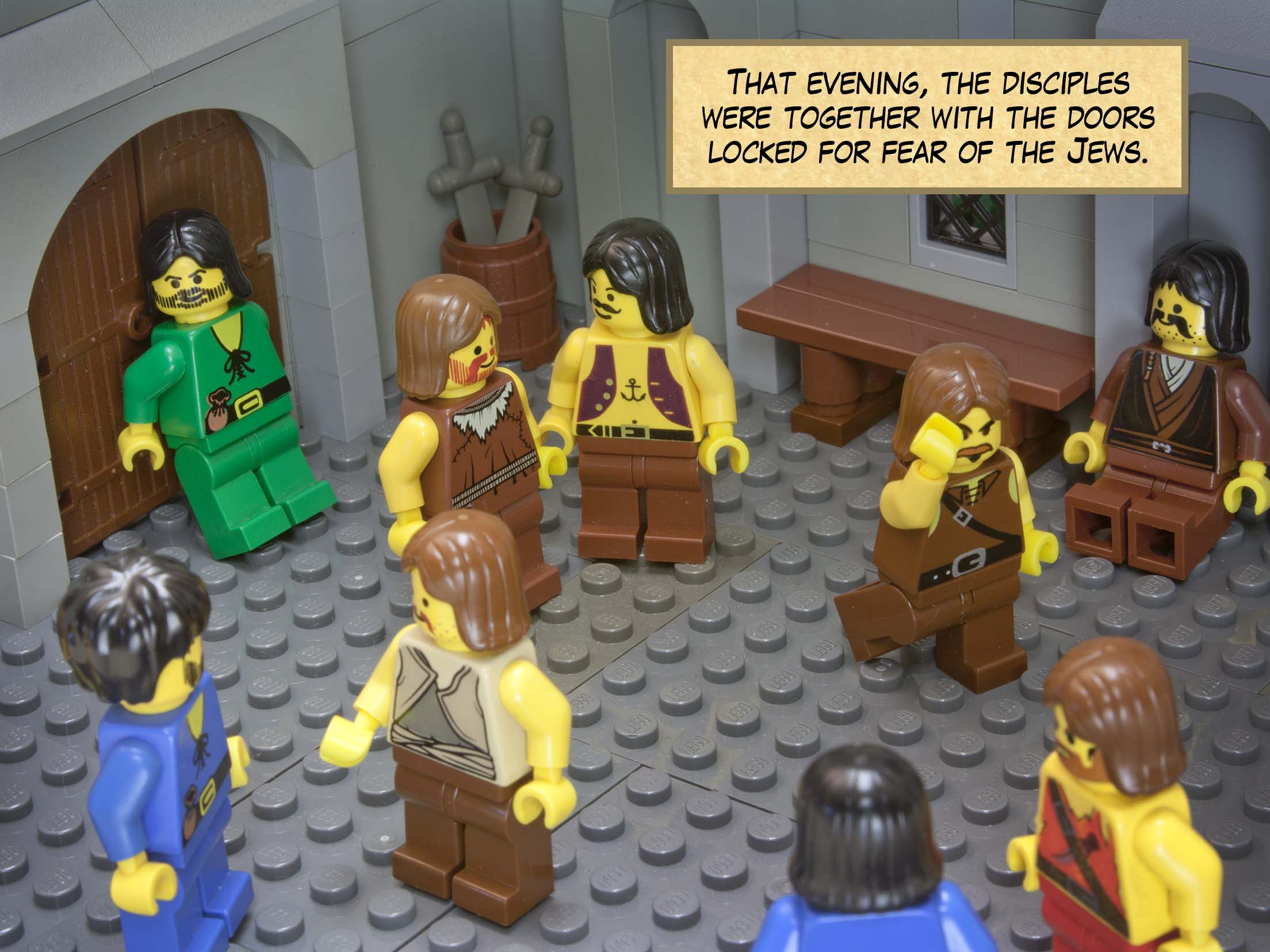 But Peter got up and ran to the tomb.