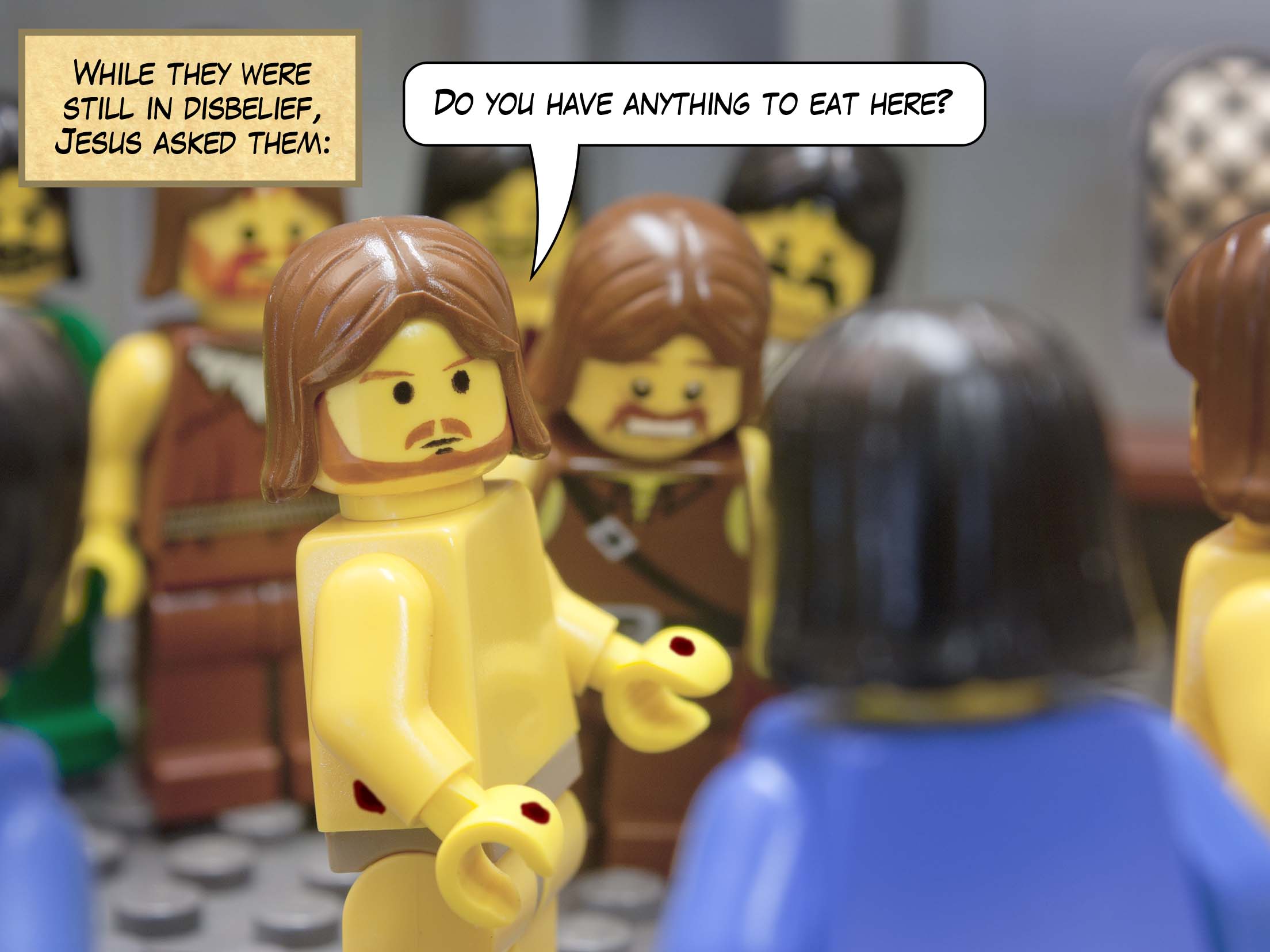 When it was evening on that day, the first day of the week, and the doors of the house where the disciples had met were locked for fear of the Jews, Jesus came and stood among them and said, 'Peace be with you.'