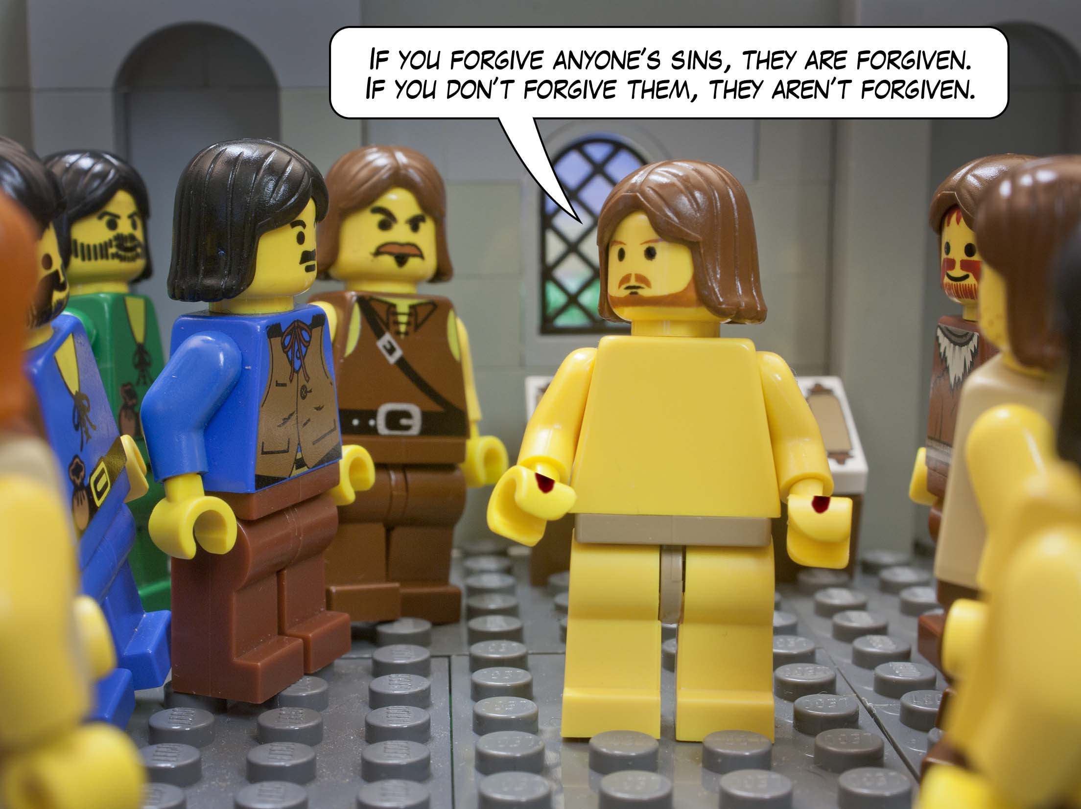 When he had said this, as they were watching, he was lifted up, and a cloud took him out of their sight.