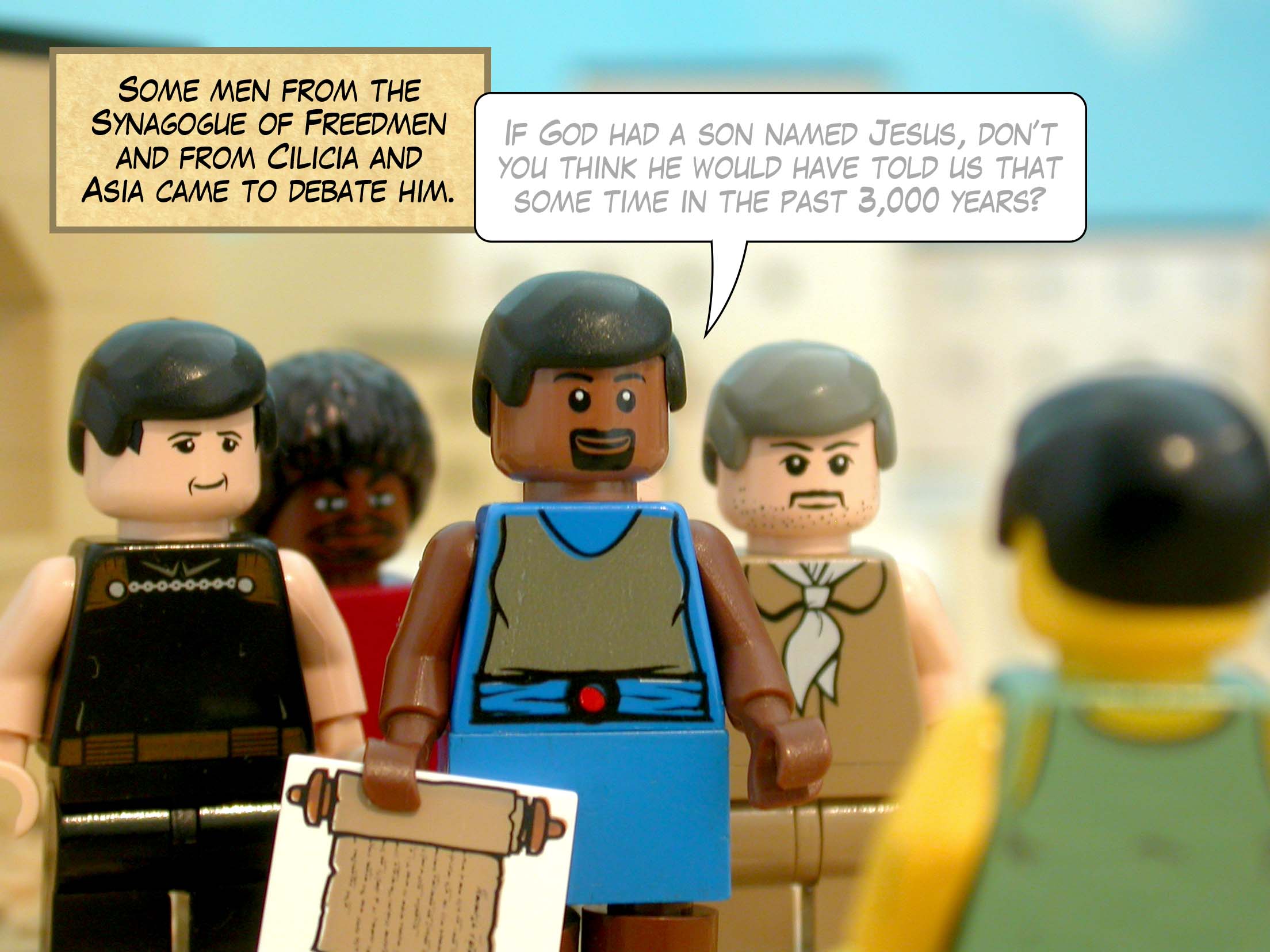 Some men from the Synagogue of Freedmen and from Cilicia and Asia came to debate him.