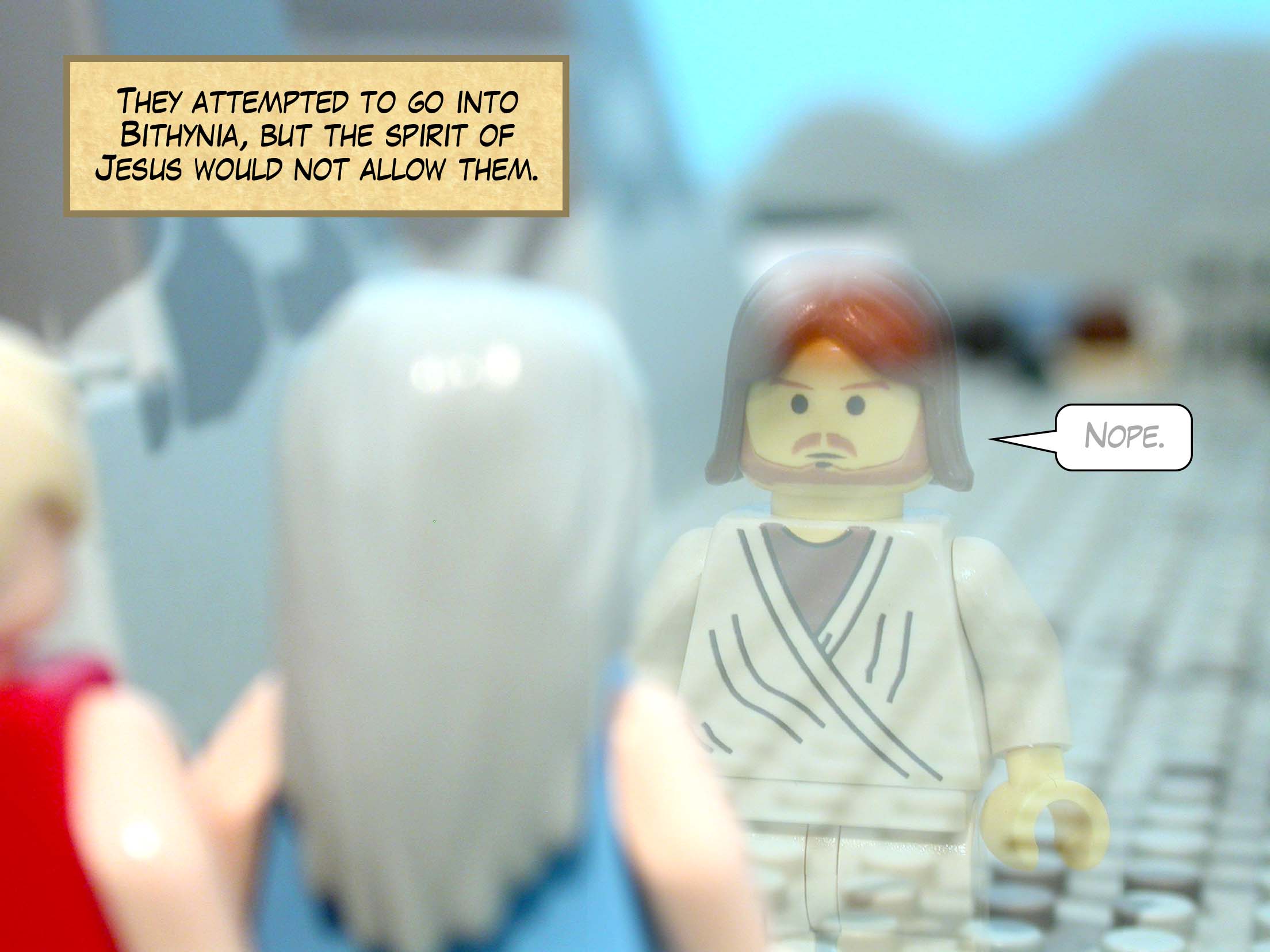 They attempted to go into Bithynia, but the spirit of Jesus would not allow them.