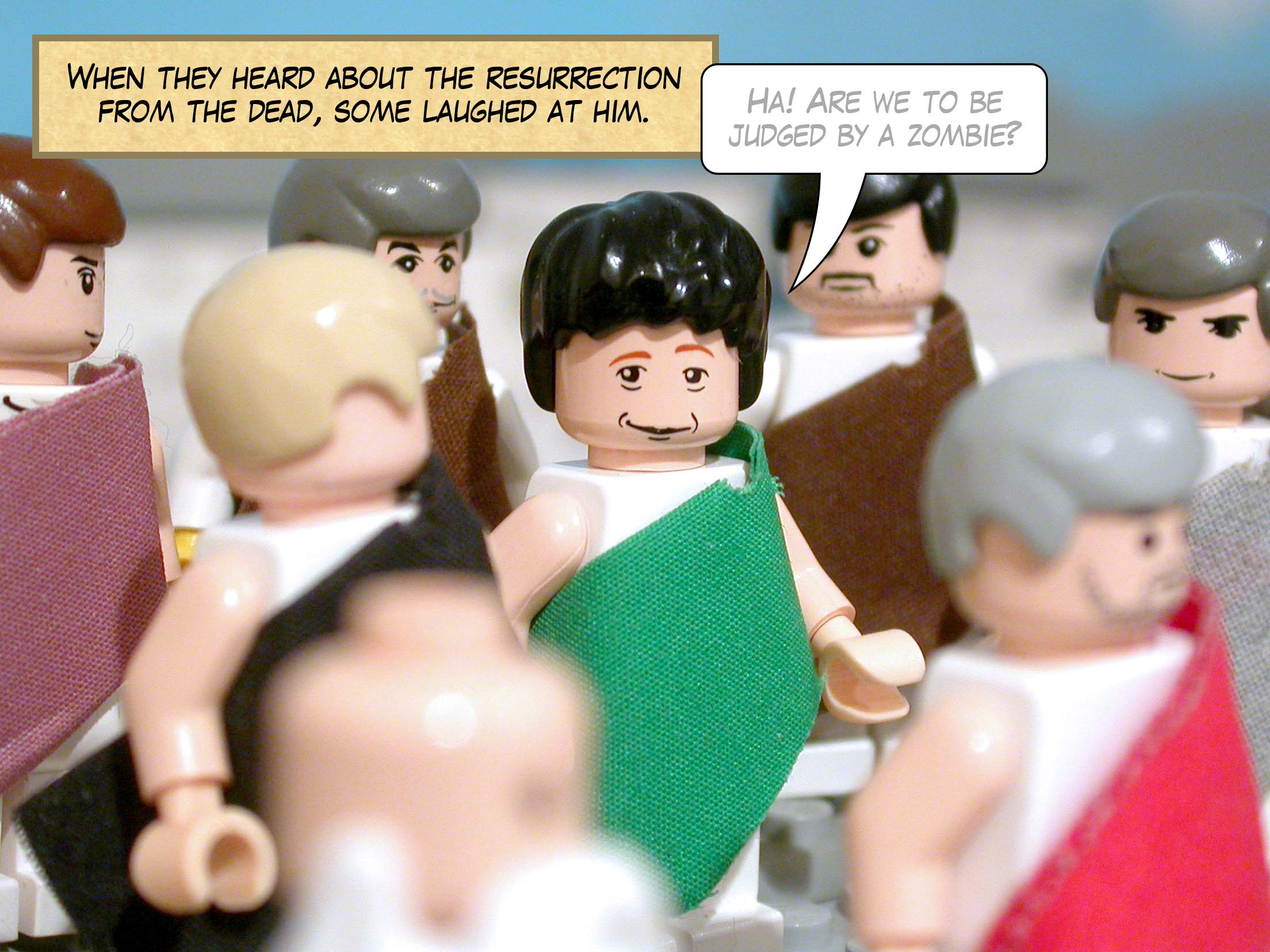 When they heard about the resurrection from the dead, some laughed at him.