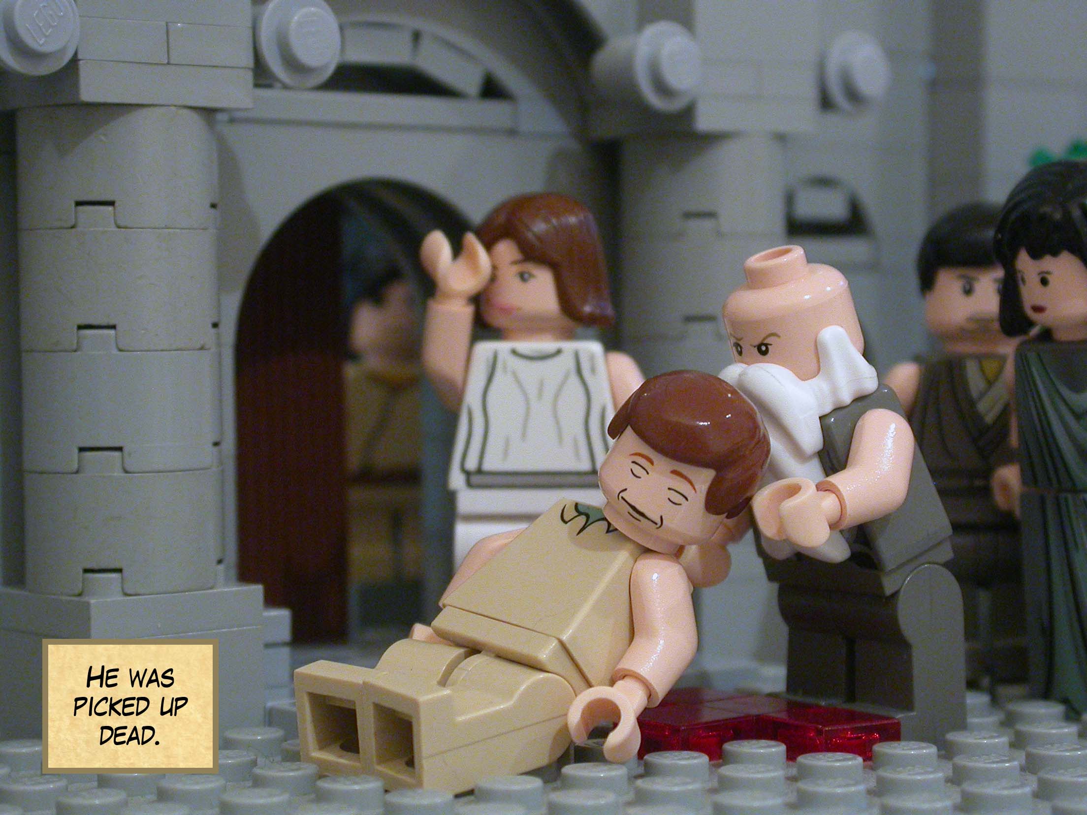 He was picked up dead.