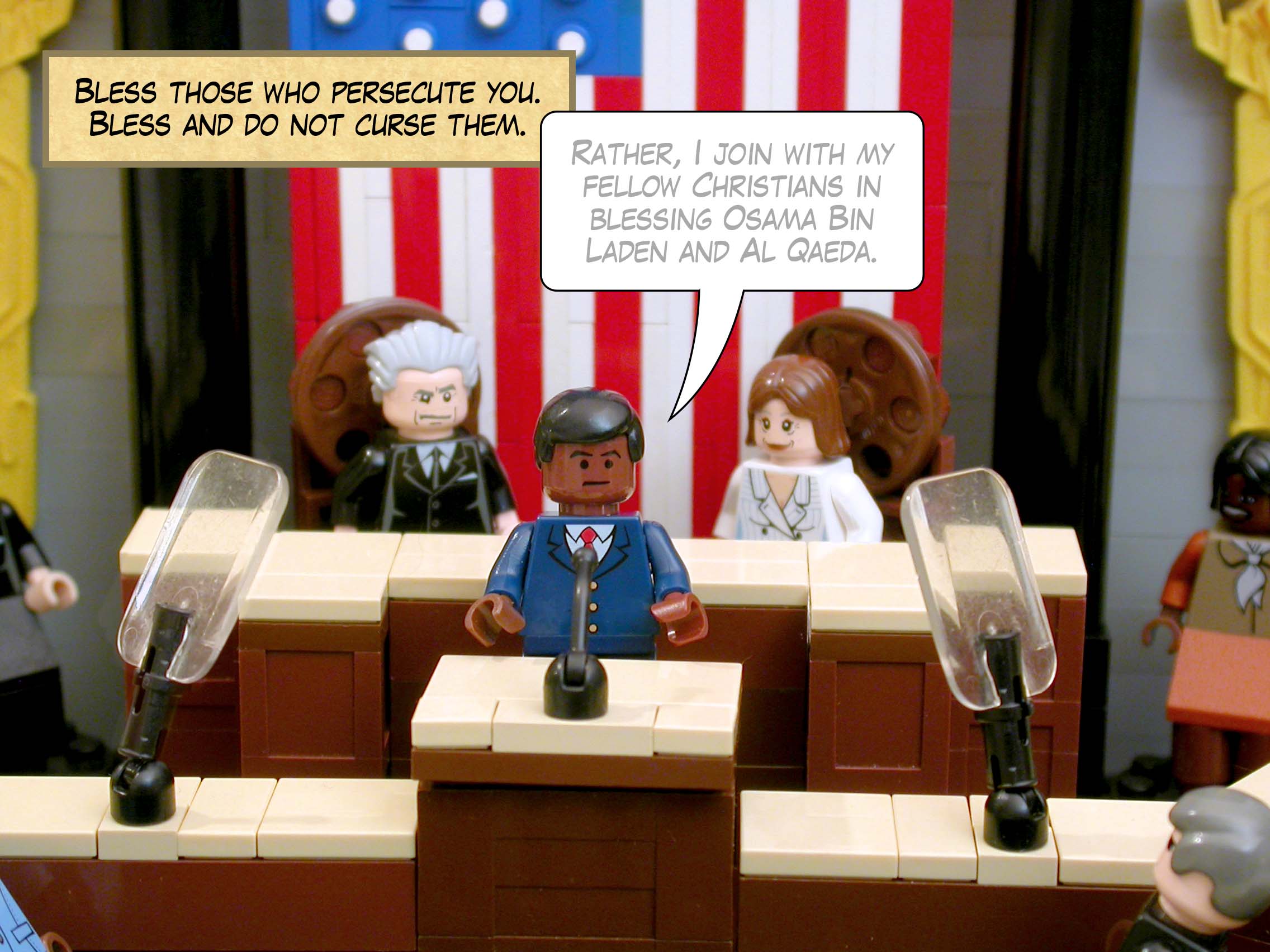 Bless those who persecute you. Bless and do not curse them.