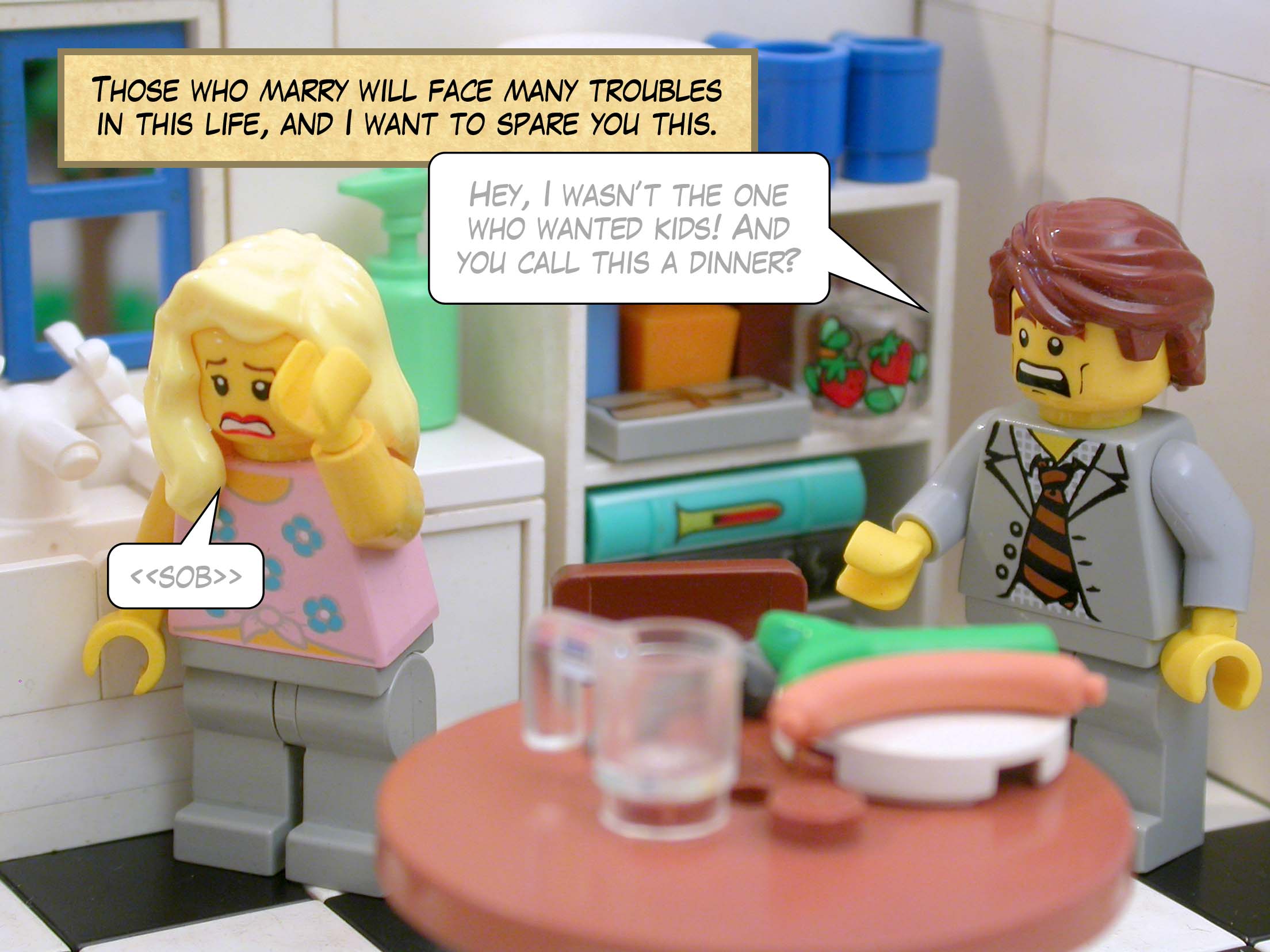 Those who marry will face many troubles in this life, and I want to spare you this.