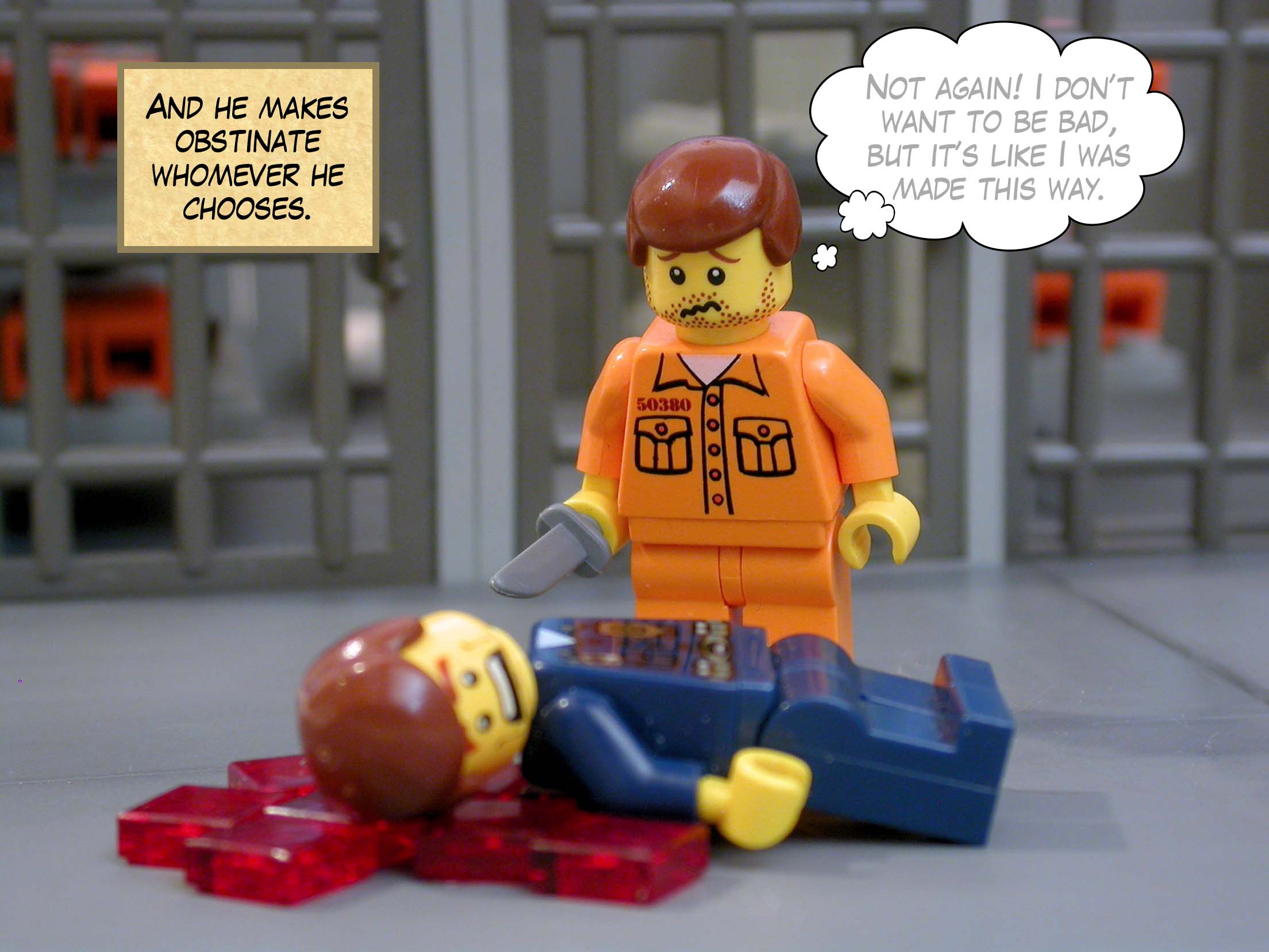 And he makes obstinate whomever he chooses.