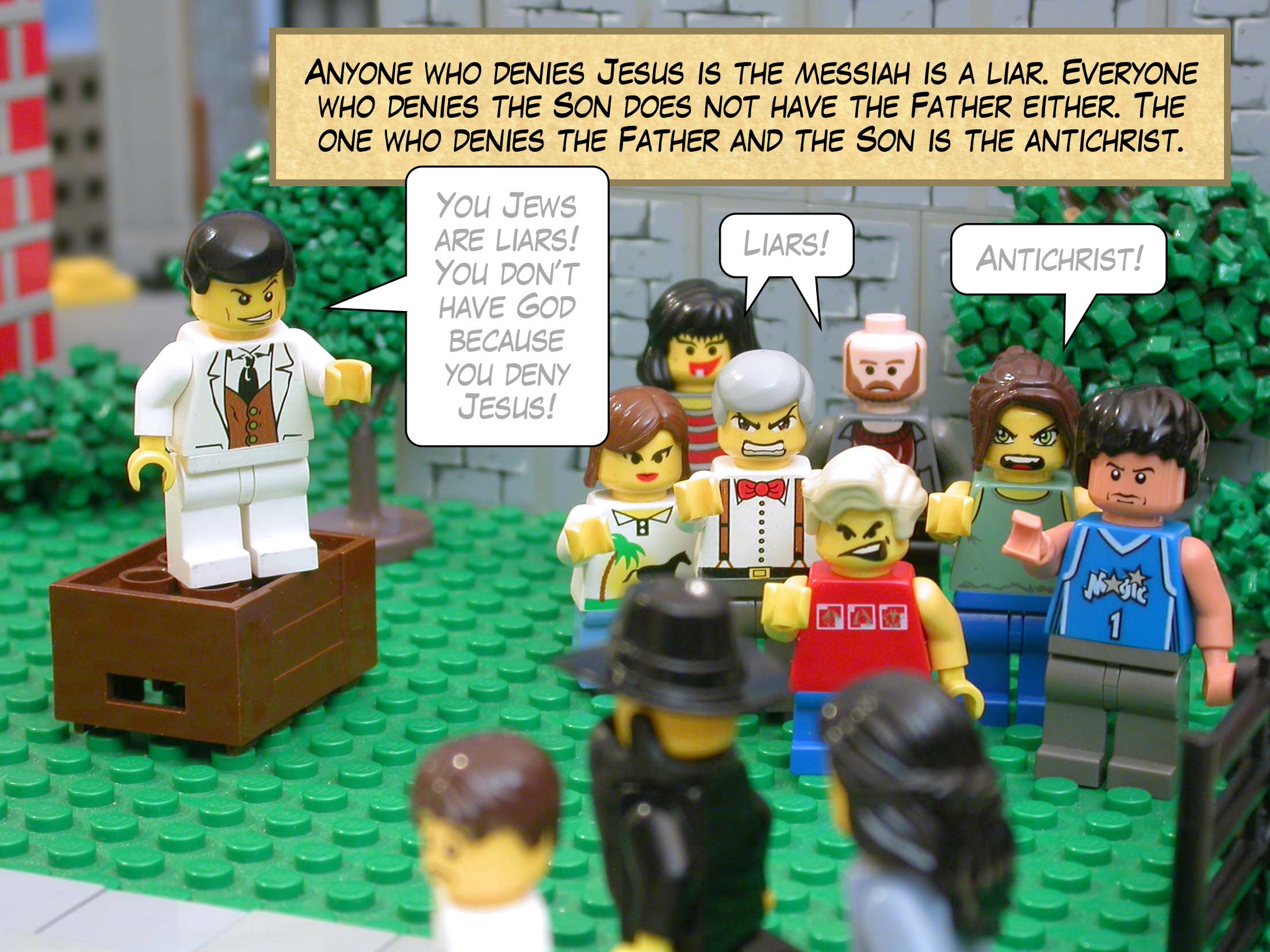 Anyone who denies Jesus is the messiah is a liar. Everyone who denies the Son does not have the Father either. The one who denies the Father and the Son is the antichrist.