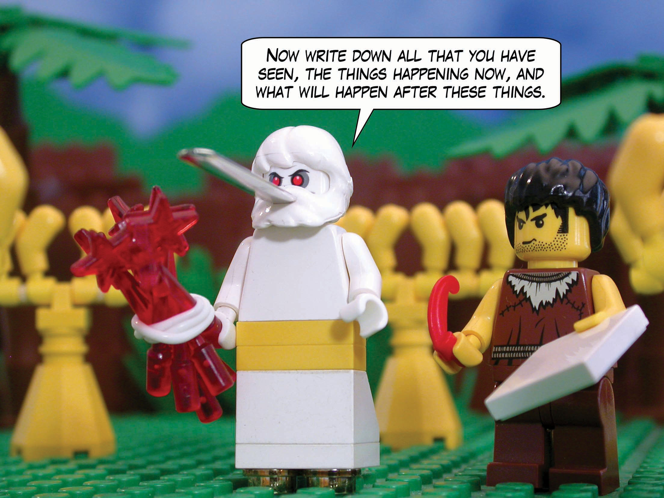 'Now write down all that you have seen, the things happening now, and what will happen after these things.'