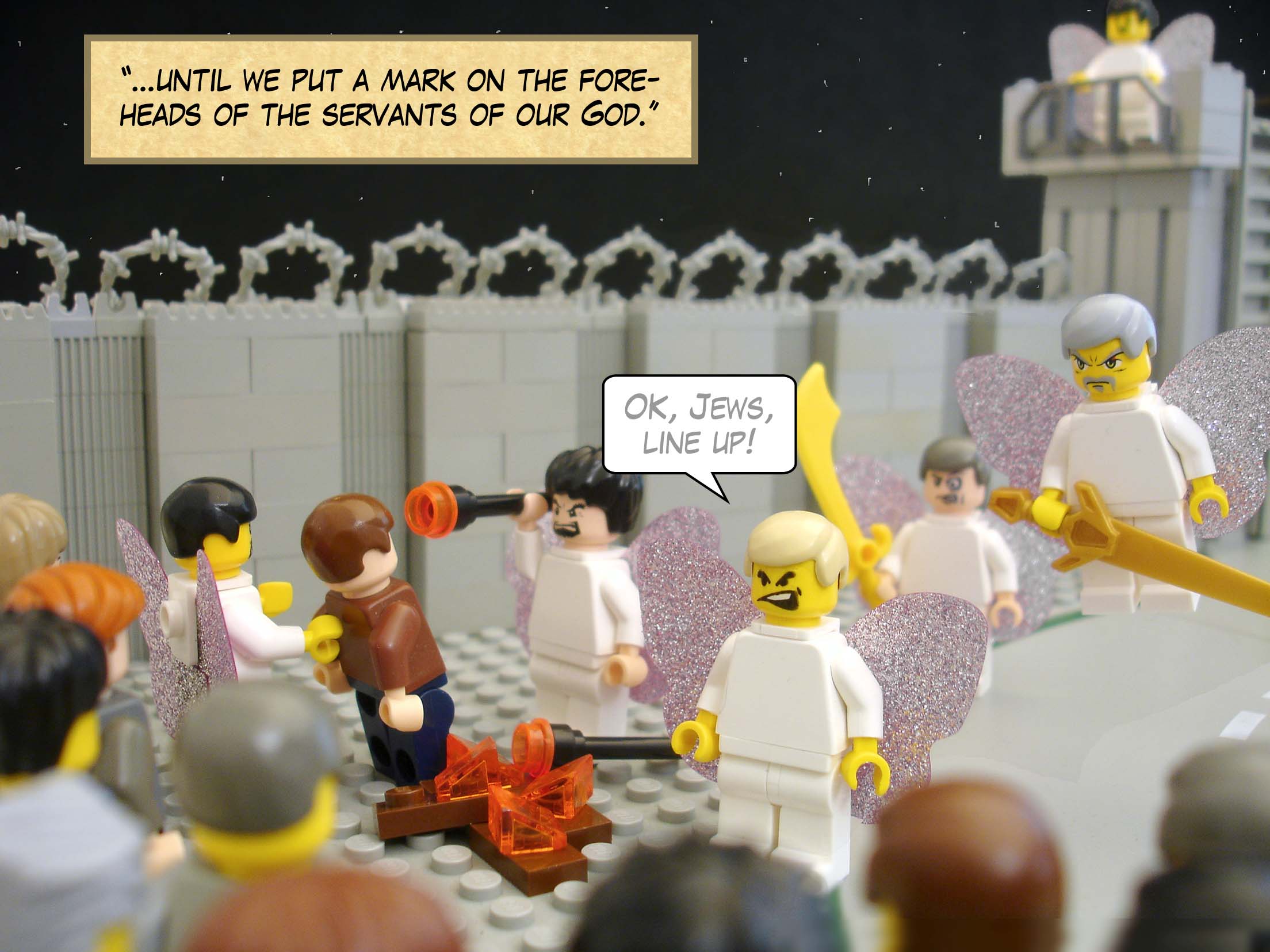 '...until we put a mark on the foreheads of the servants of our God.'