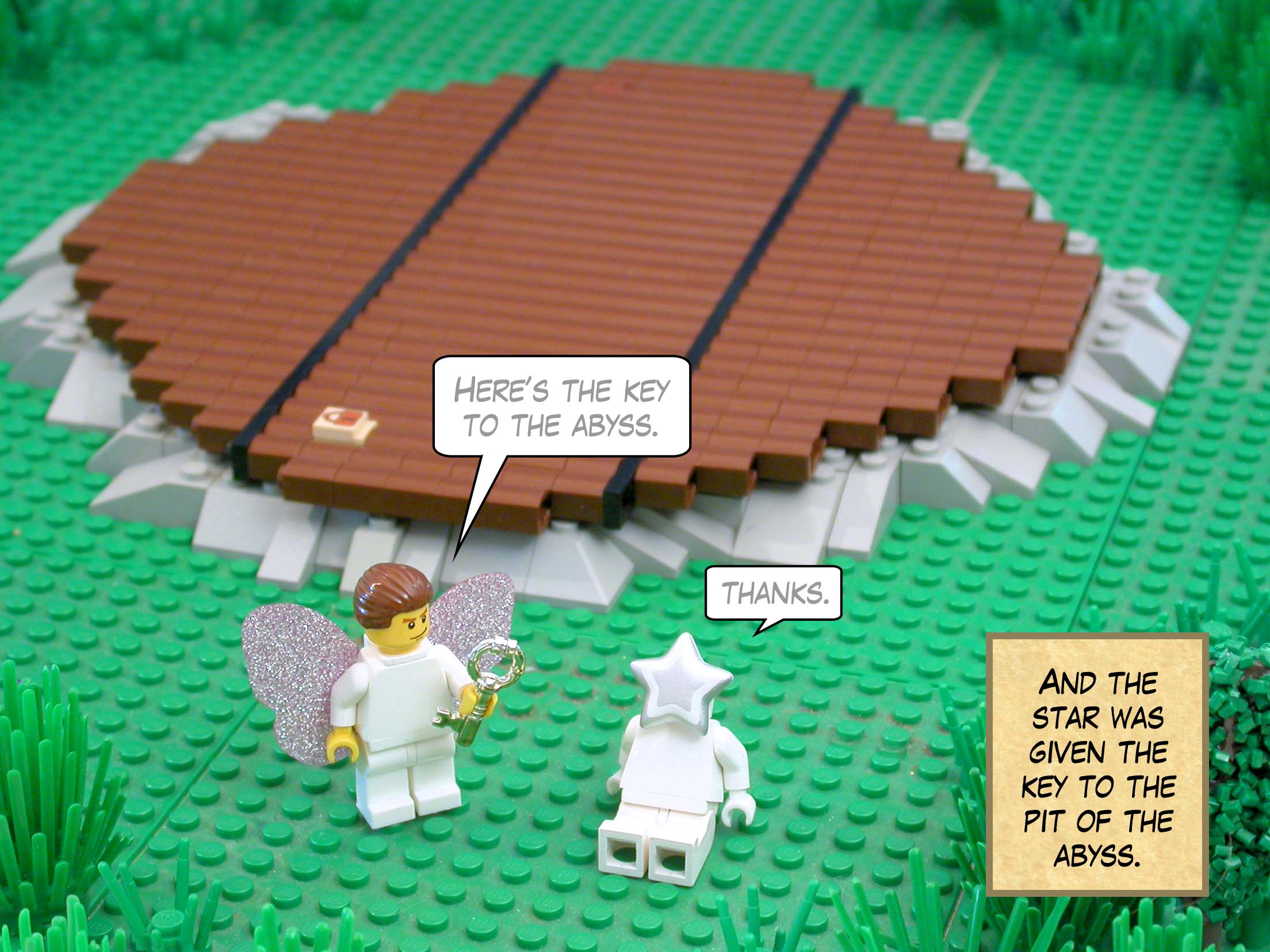 And the star was given the key to the pit of the abyss.