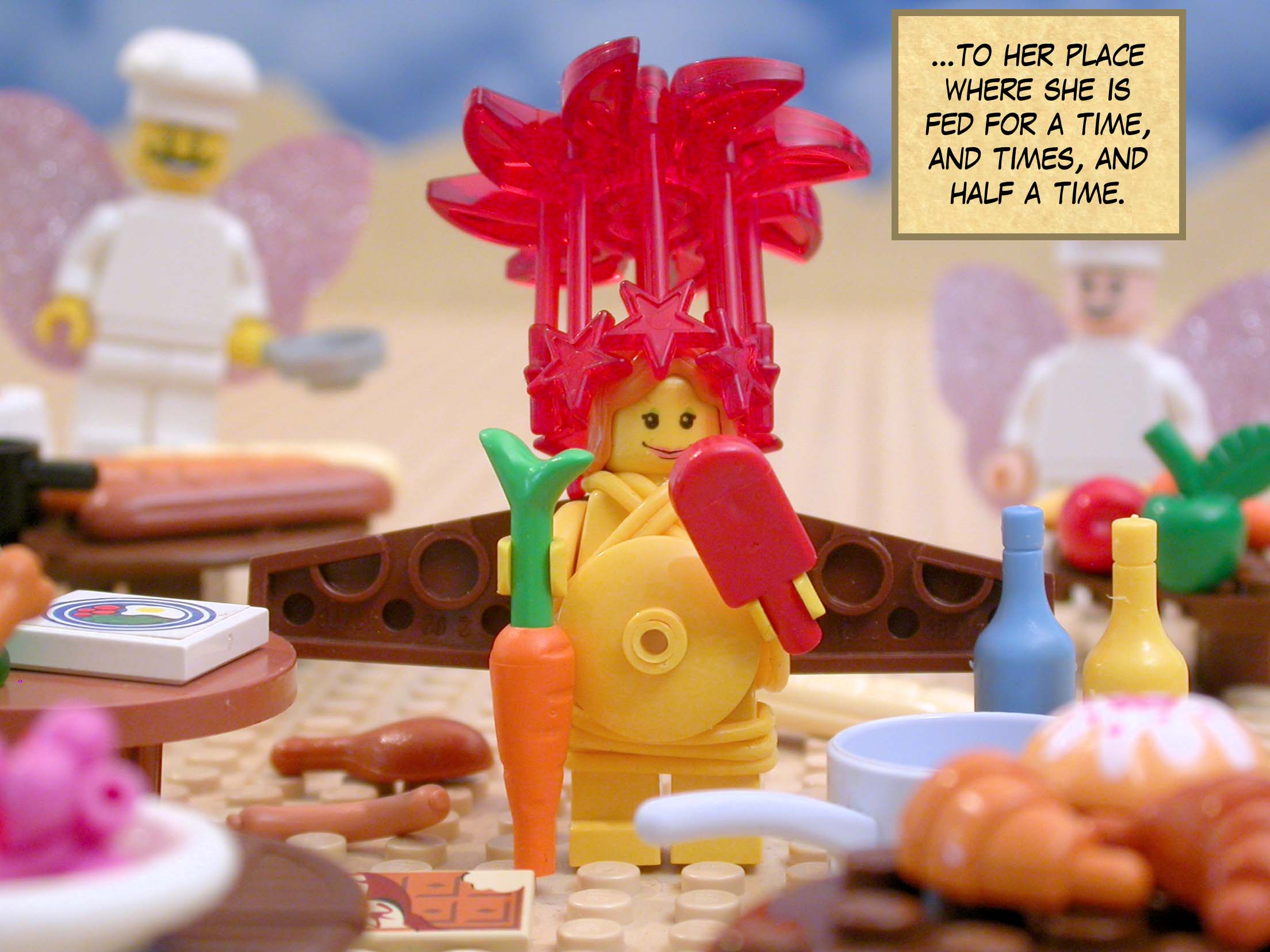 ...to her place where she is fed for a time, and times, and half a time.