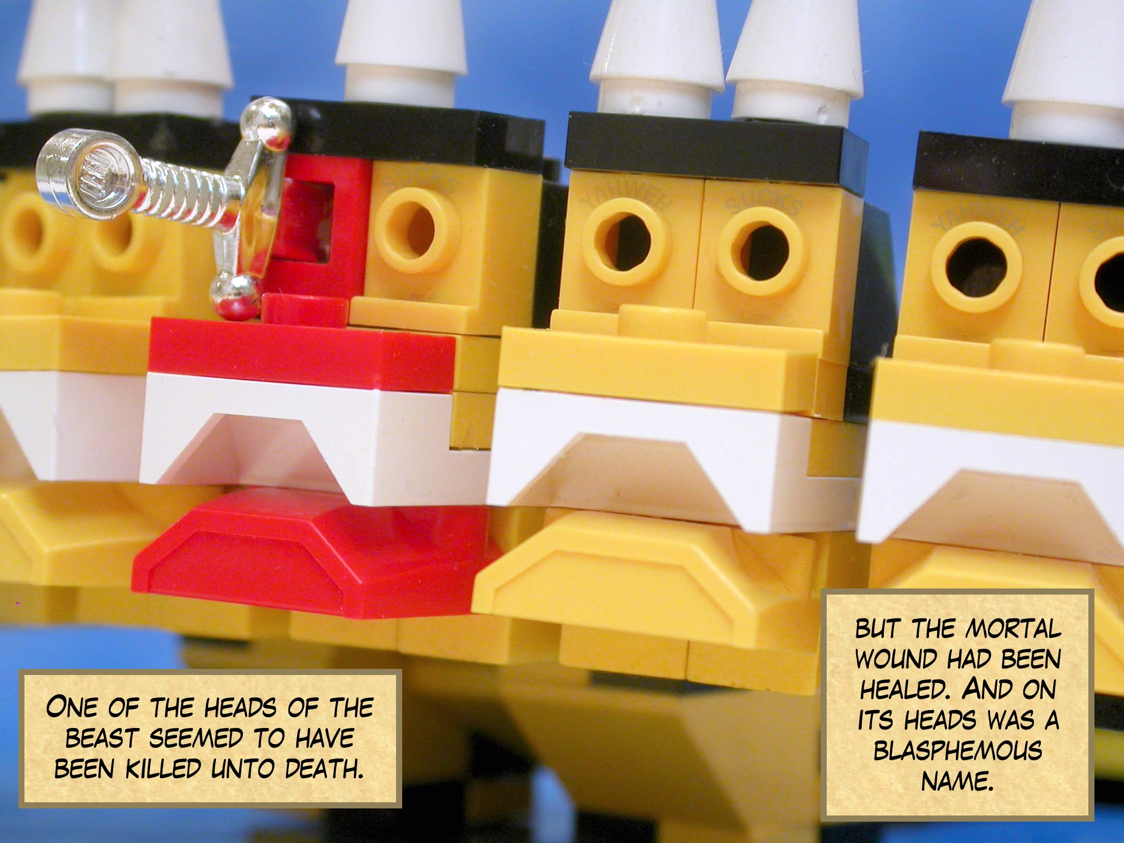 The beast I saw was like a leopard, but its feet were like a bear’s, and its mouth was like a lion’s mouth.