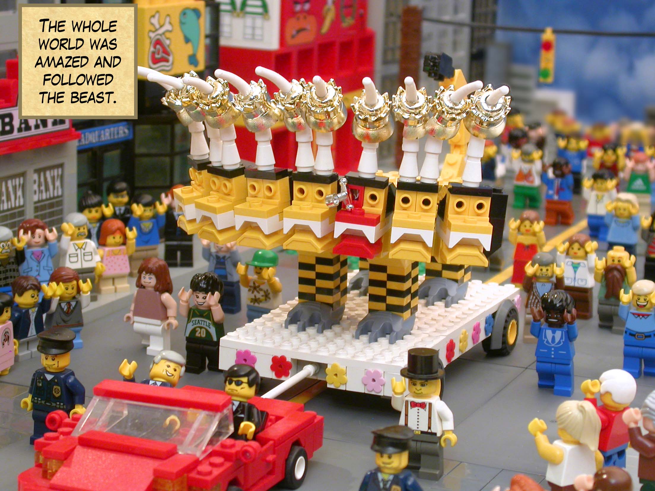 They worshiped the dragon and the beast, saying, 'Who is like the beast? Who can make war against him?'