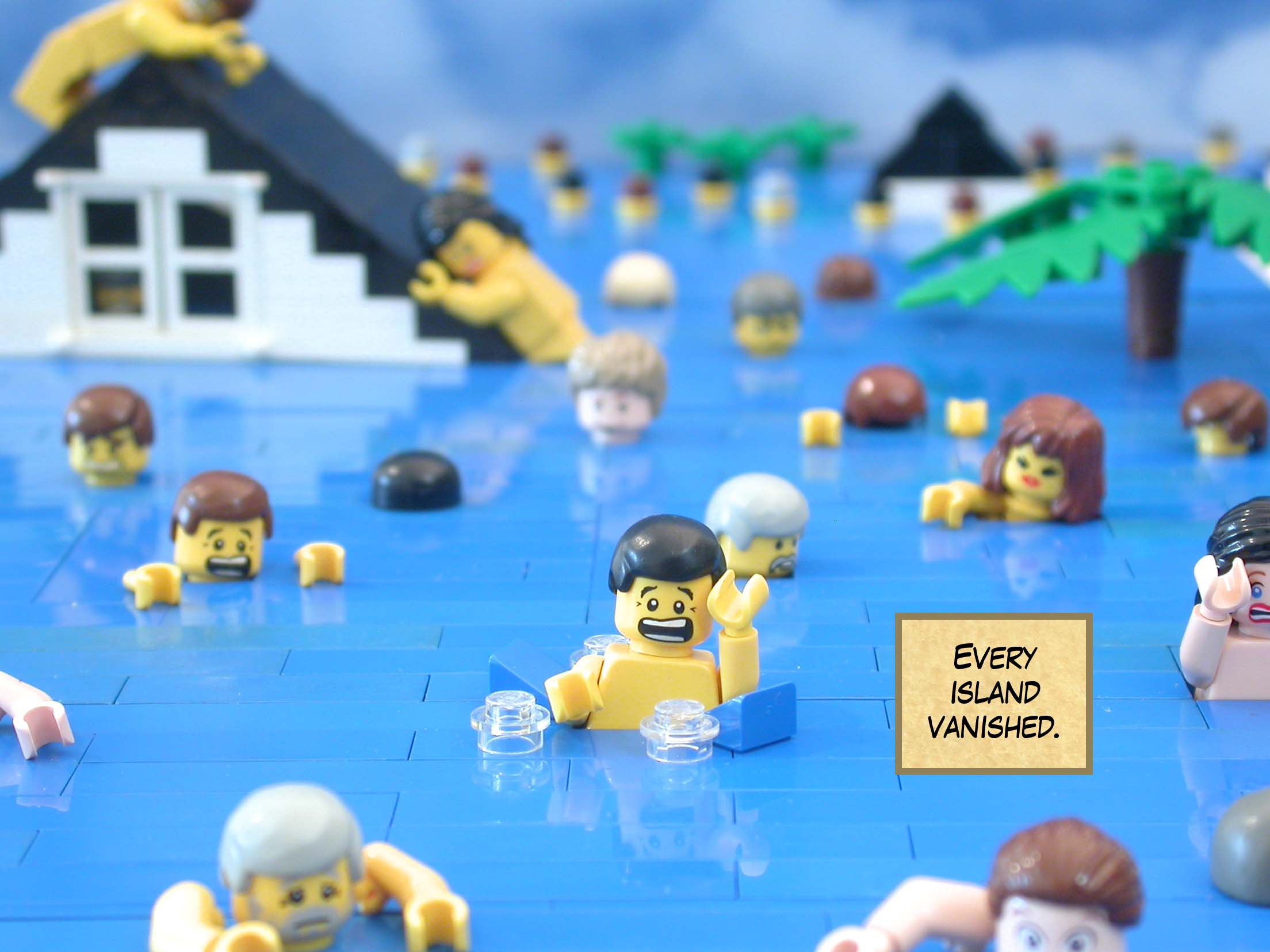 Every island vanished.