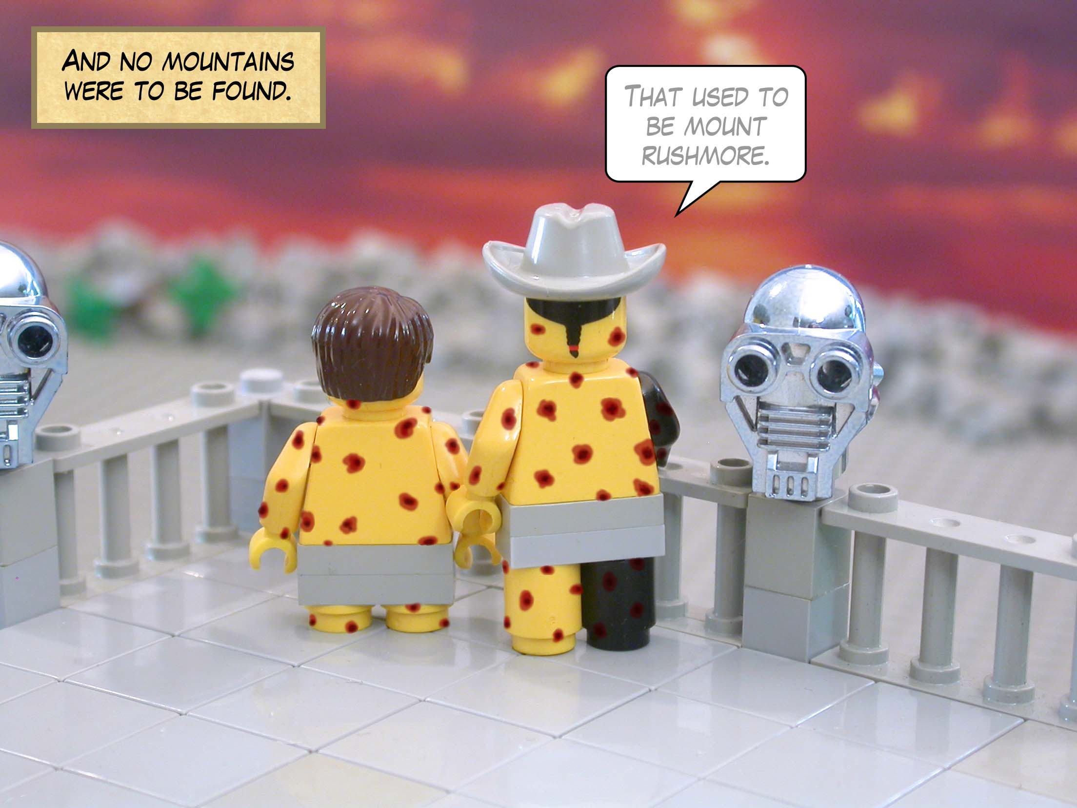 And no mountains were to be found.