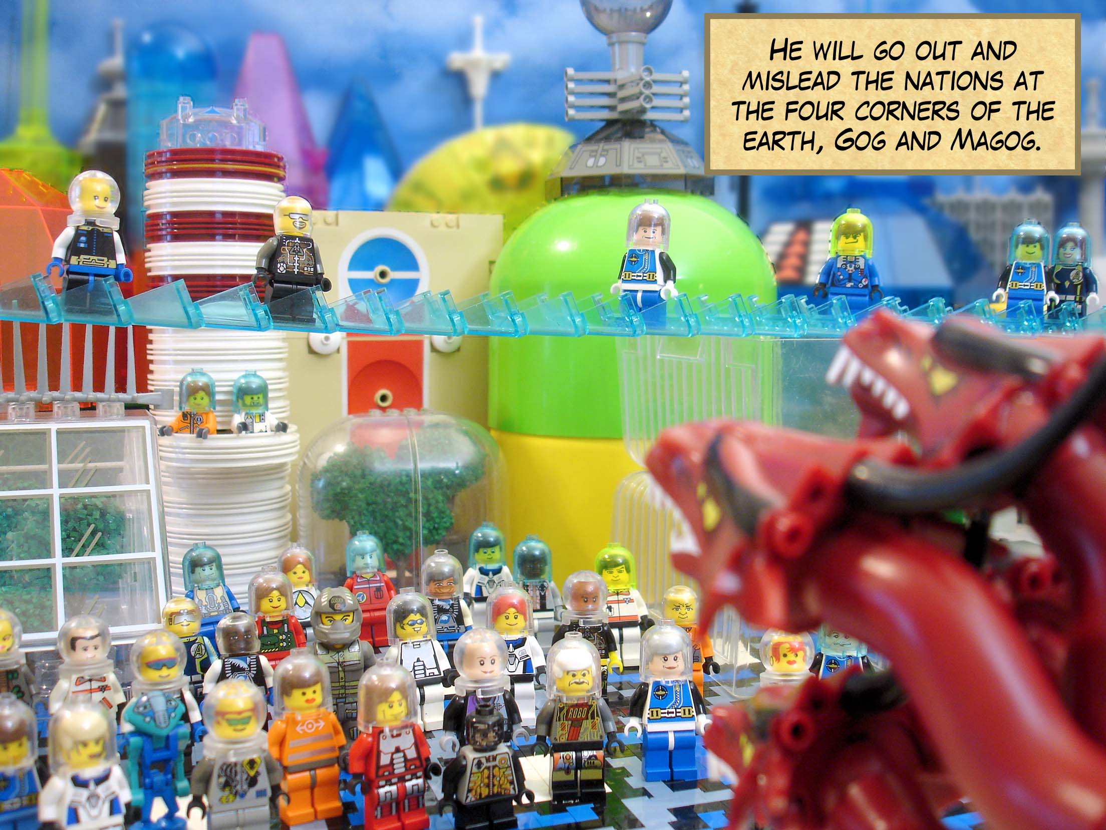 He will go out and mislead the nations at the four corners of the earth, Gog and Magog.